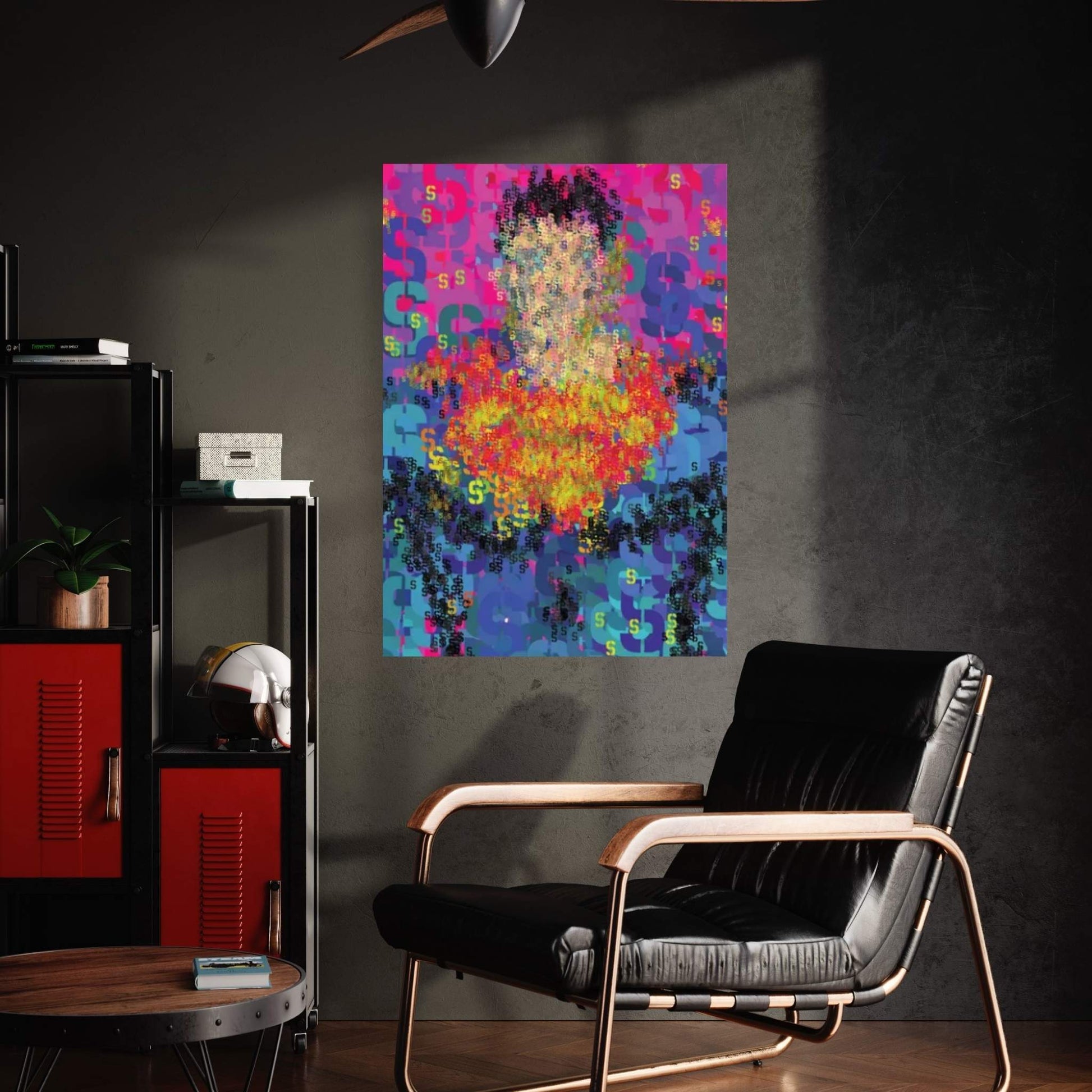 Superhero Type Art Superman Canvas Wall Art - Y Canvas