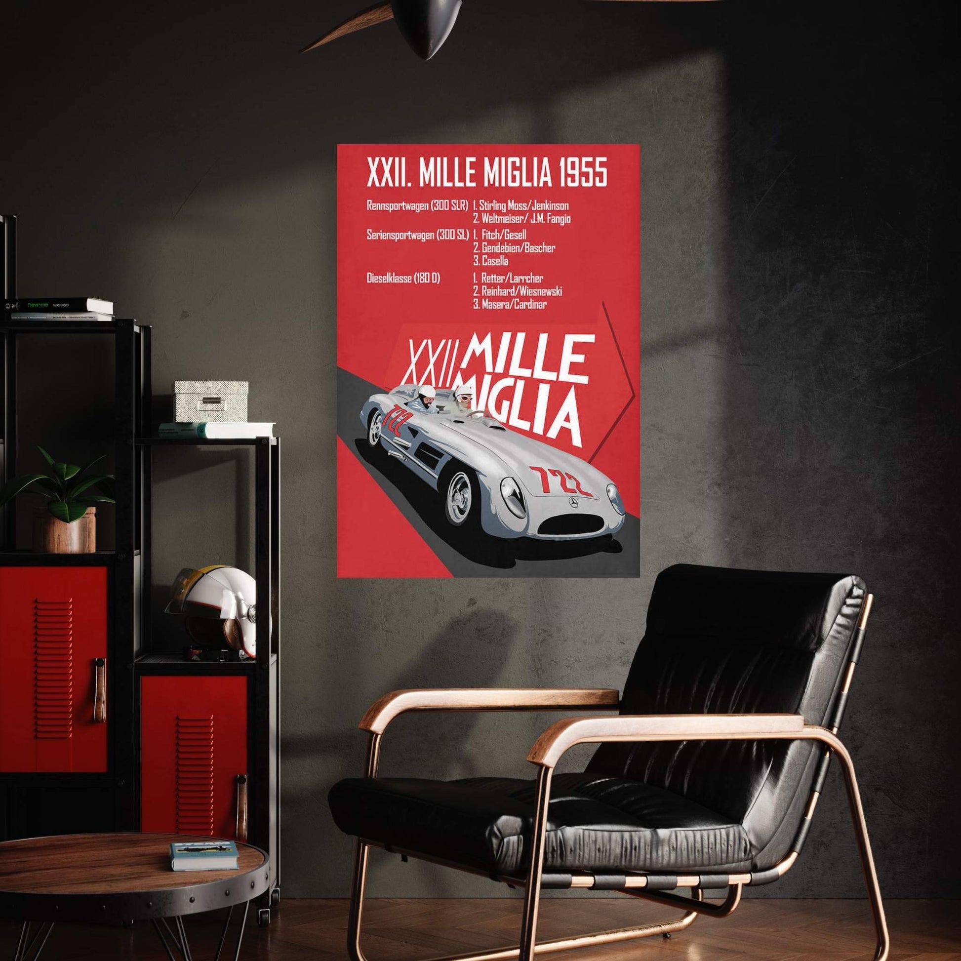 Mille Miglia XXII Canvas Wall Art - Y Canvas