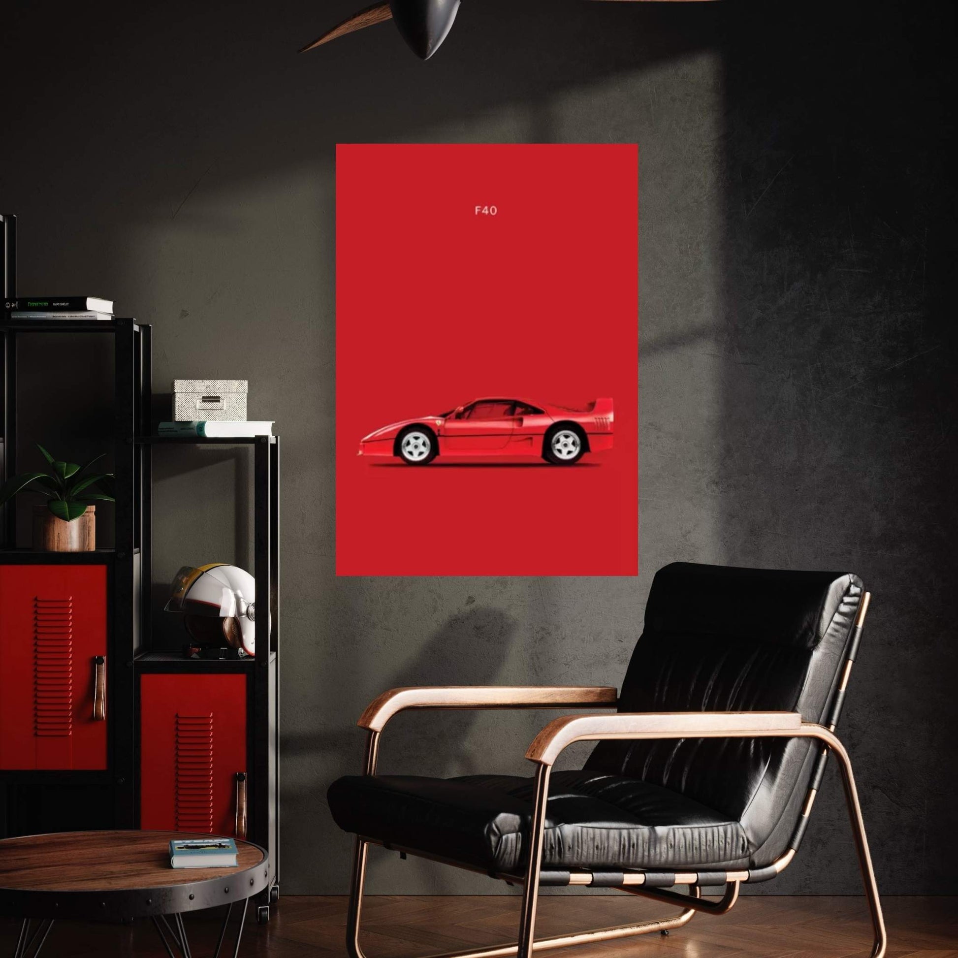 Ferrari F40 Canvas Wall Art - Y Canvas