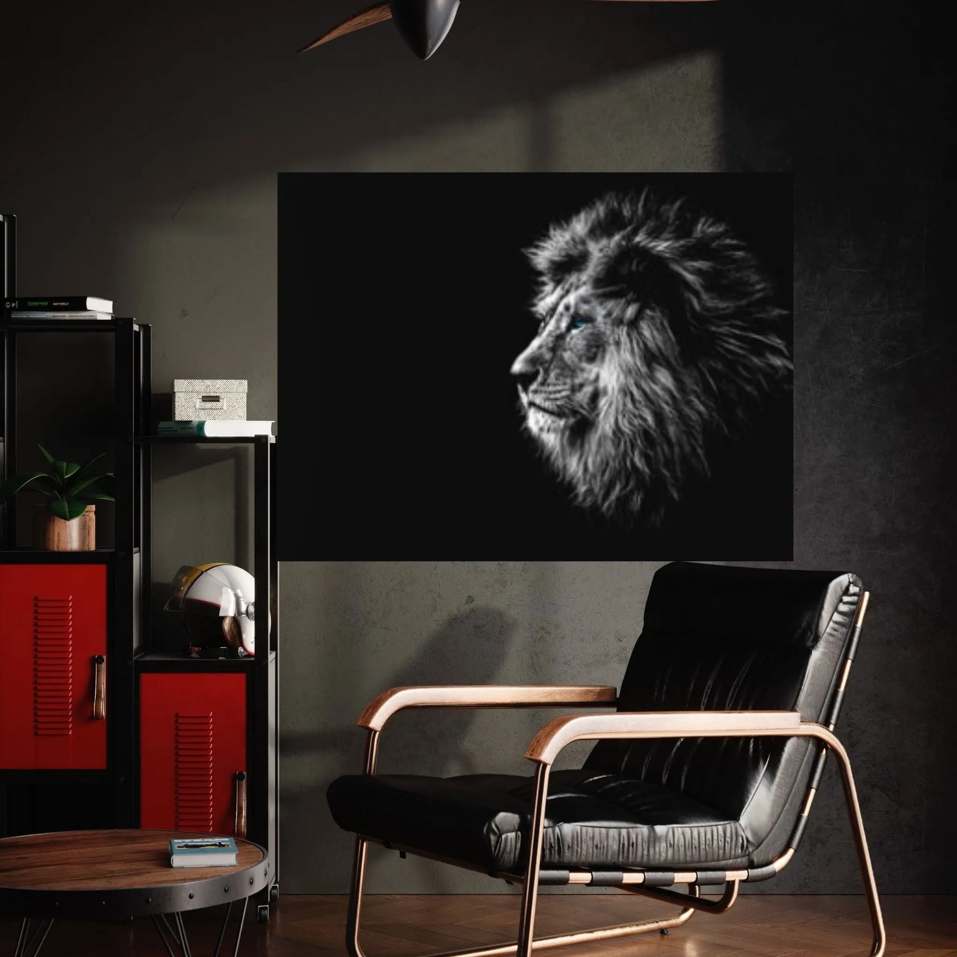 Lion Wall Art, Lion Canvas Art, Animal Wall Art, Canvas Wall Art,Animal wall art decor Large lion art - Y Canvas