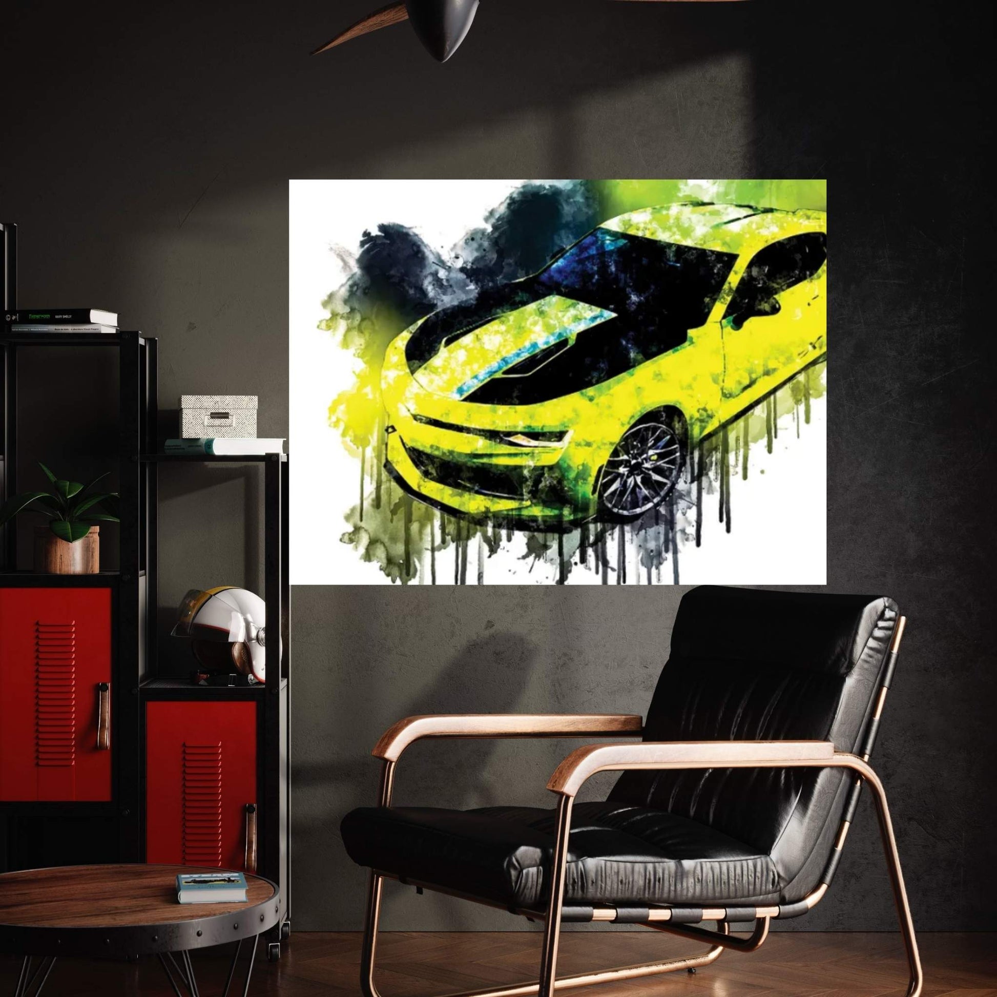 2017 Chevrolet Camaro Turbo AutoX Concept Canvas Wall Art - Y Canvas