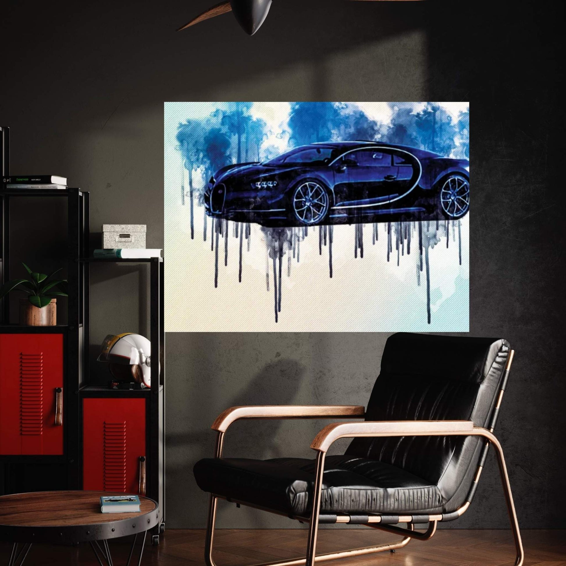 2017 New Hypercar Bugatti Chiron Canvas Wall Art - Y Canvas