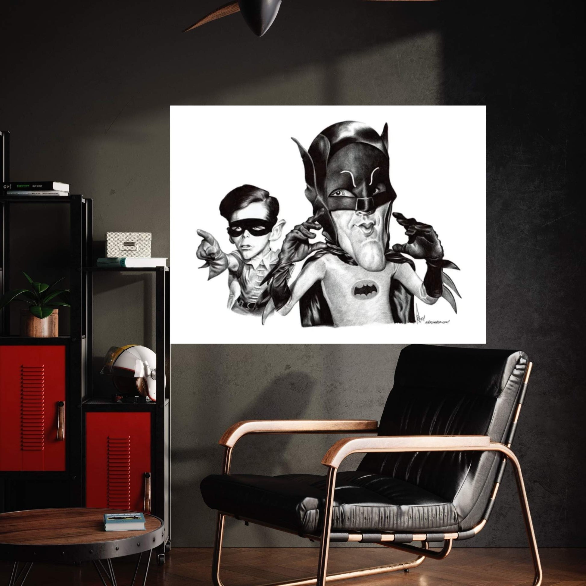 Batman And Robin Canvas Wall Art - Y Canvas