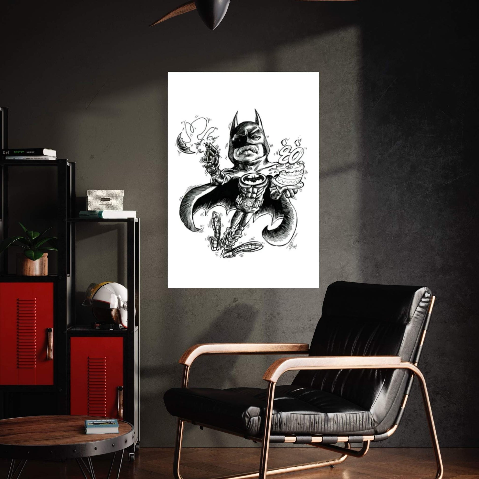 Batman Anniversary Canvas Wall Art - Y Canvas