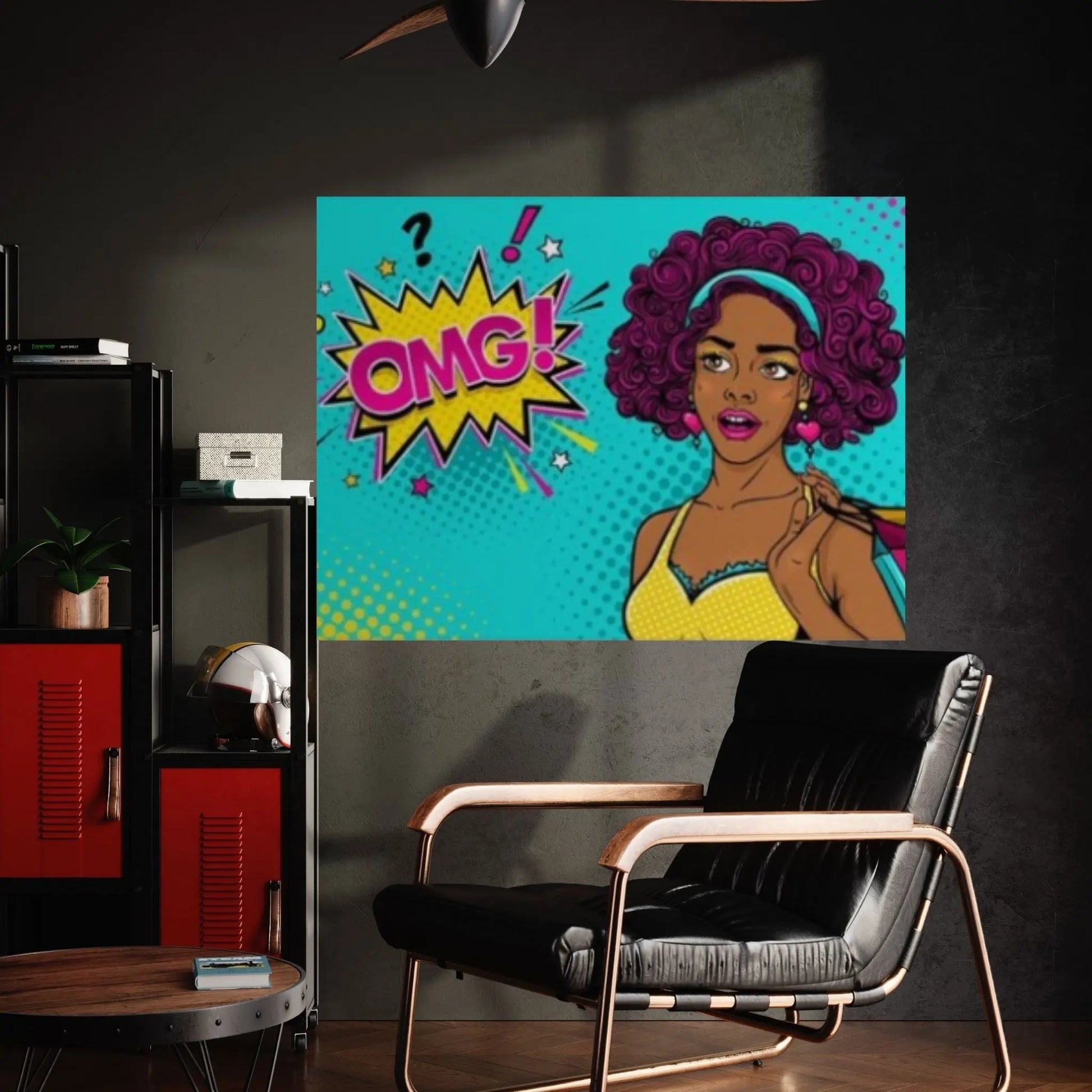 Pop Art Woman Wall Art, Comic Pop Art, Retro Comic - Y Canvas