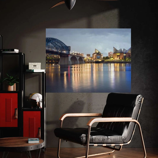 Chattanooga Canvas Print Chattanooga Wall Art Canvas Tennessee Wall Art - Y Canvas