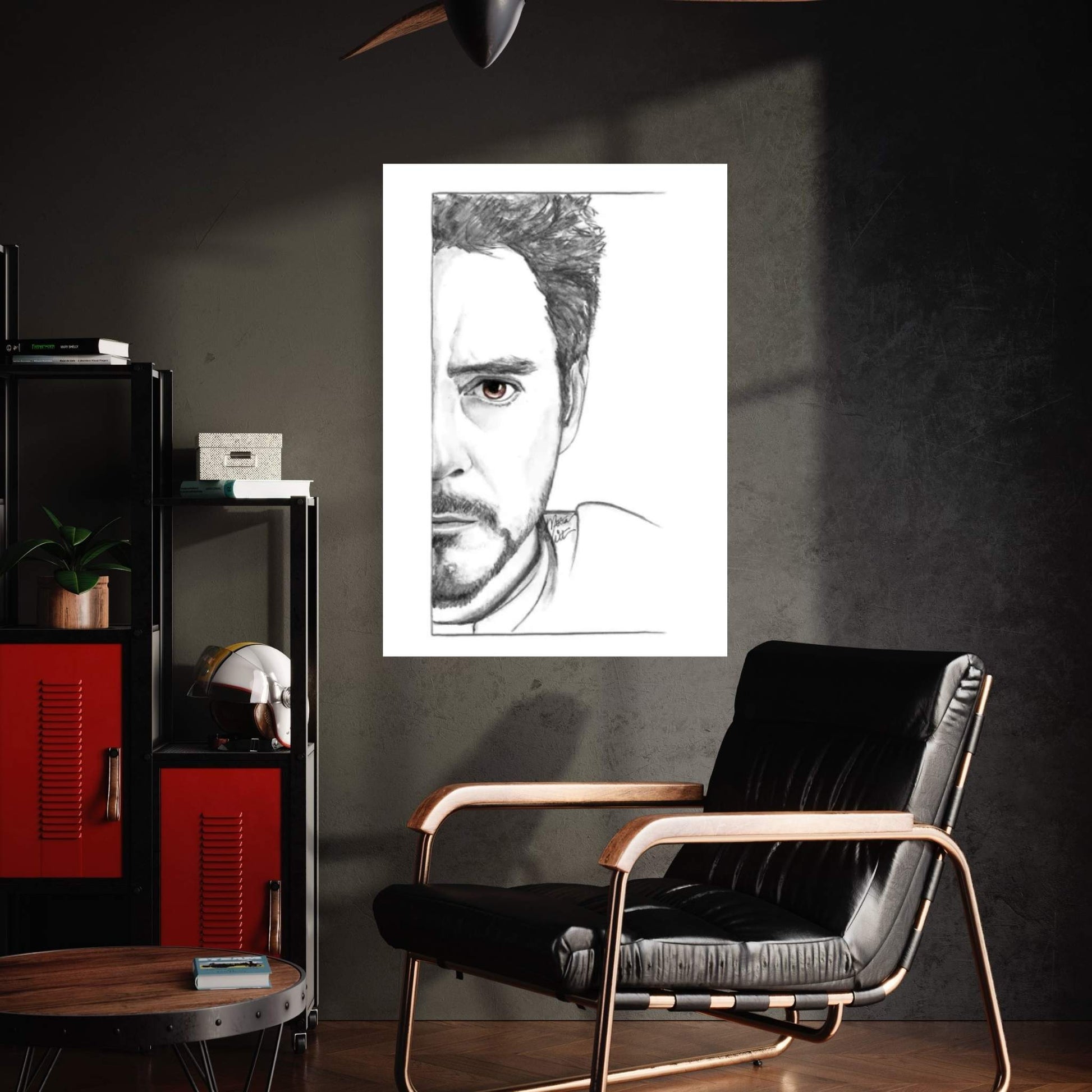 Tony Stark Canvas Wall Art - Y Canvas