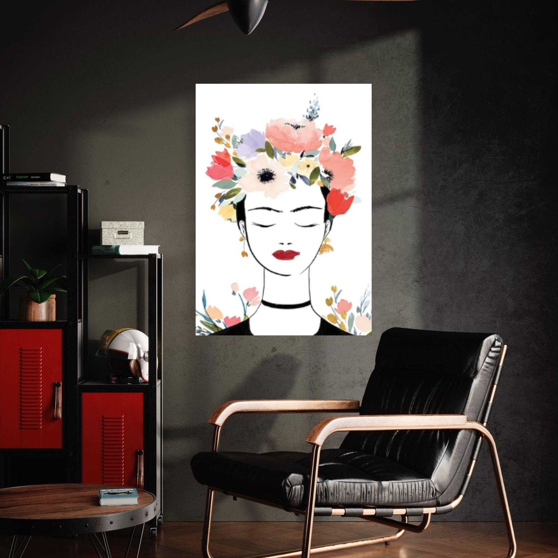 Frida Kahlo Poster, Frida Kahlo Canvas Art, Frida Kahlo Canvas Table, Frida Kahlo Print - Y Canvas