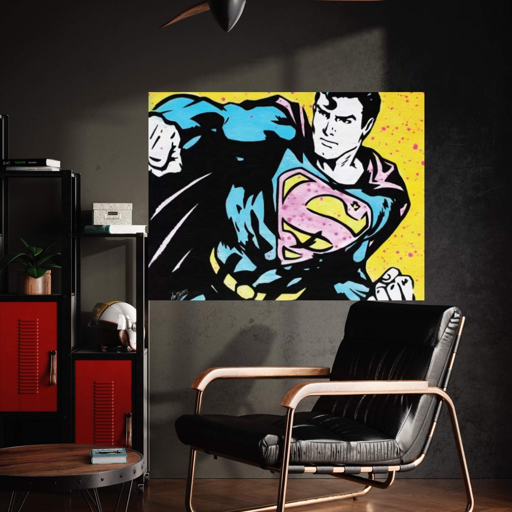 Superman Canvas Wall Art - Y Canvas