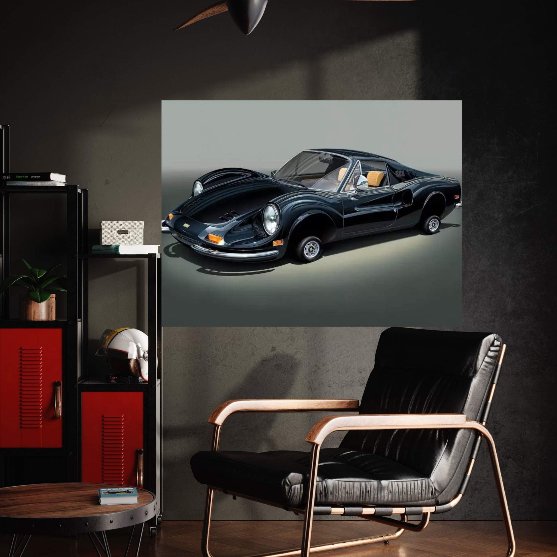 Ferrari Dino Canvas Wall Art - Y Canvas