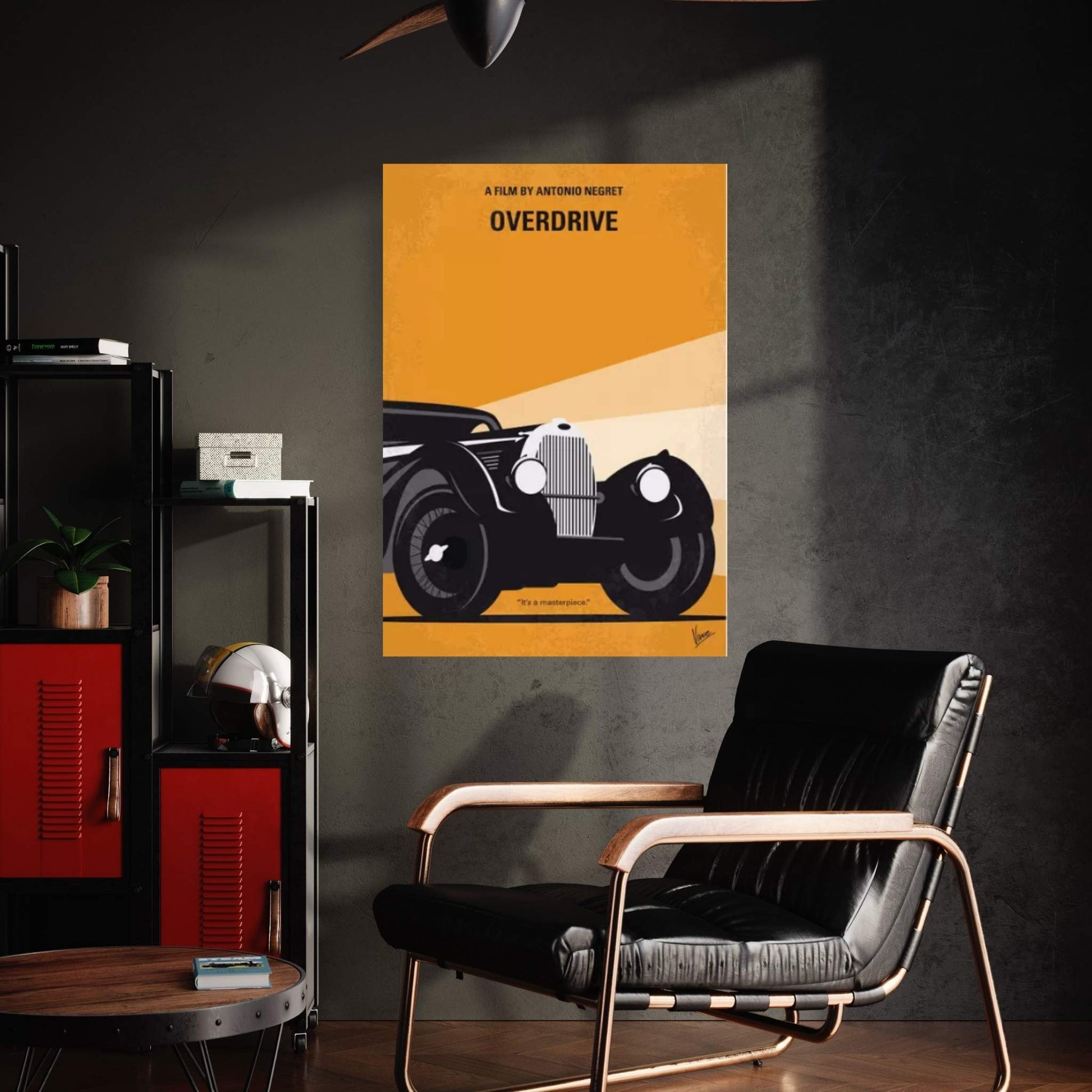 My Overdrive Minimal Movie Poster Canvas Wall Art - Y Canvas