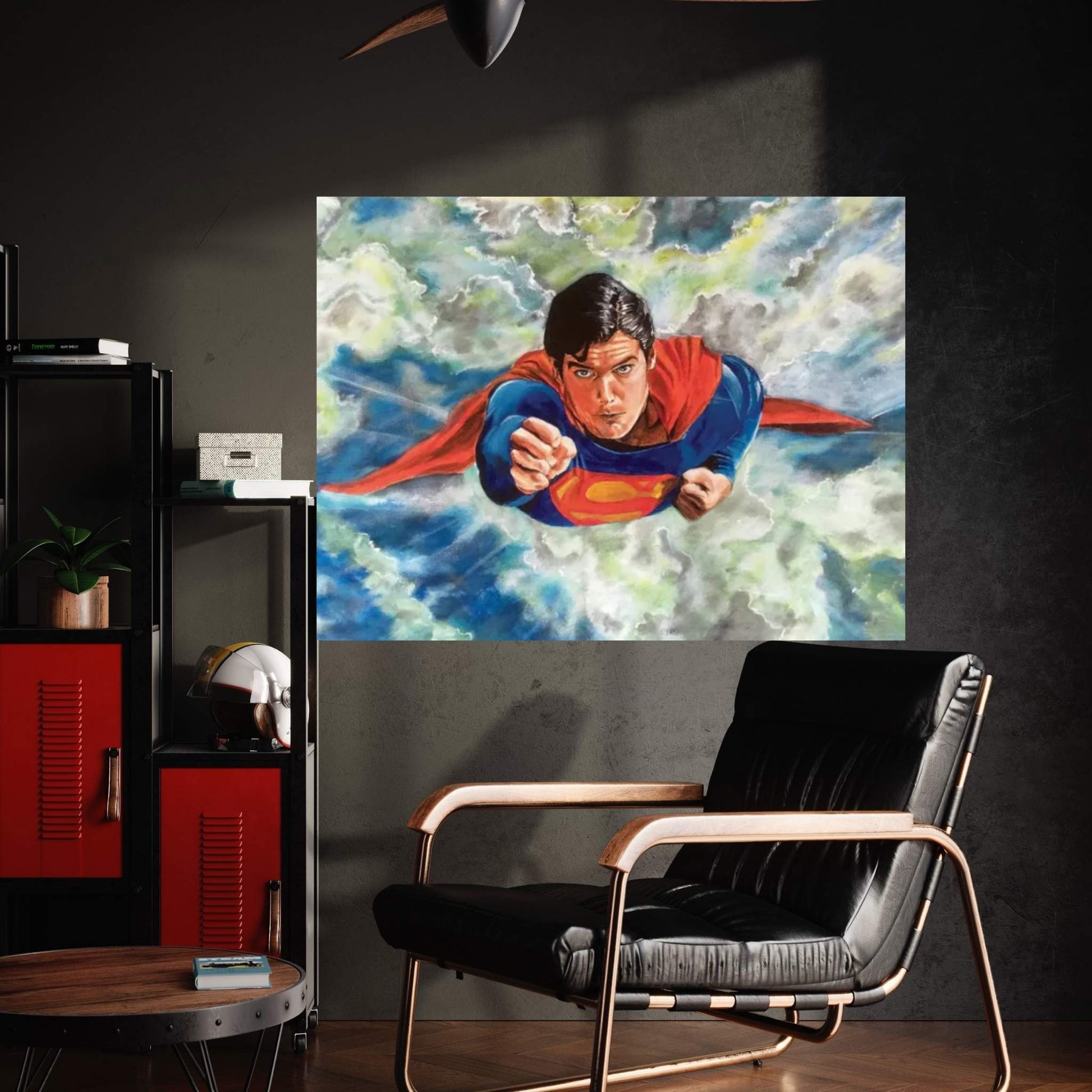 A Man Can Fly Canvas Wall Art - Y Canvas