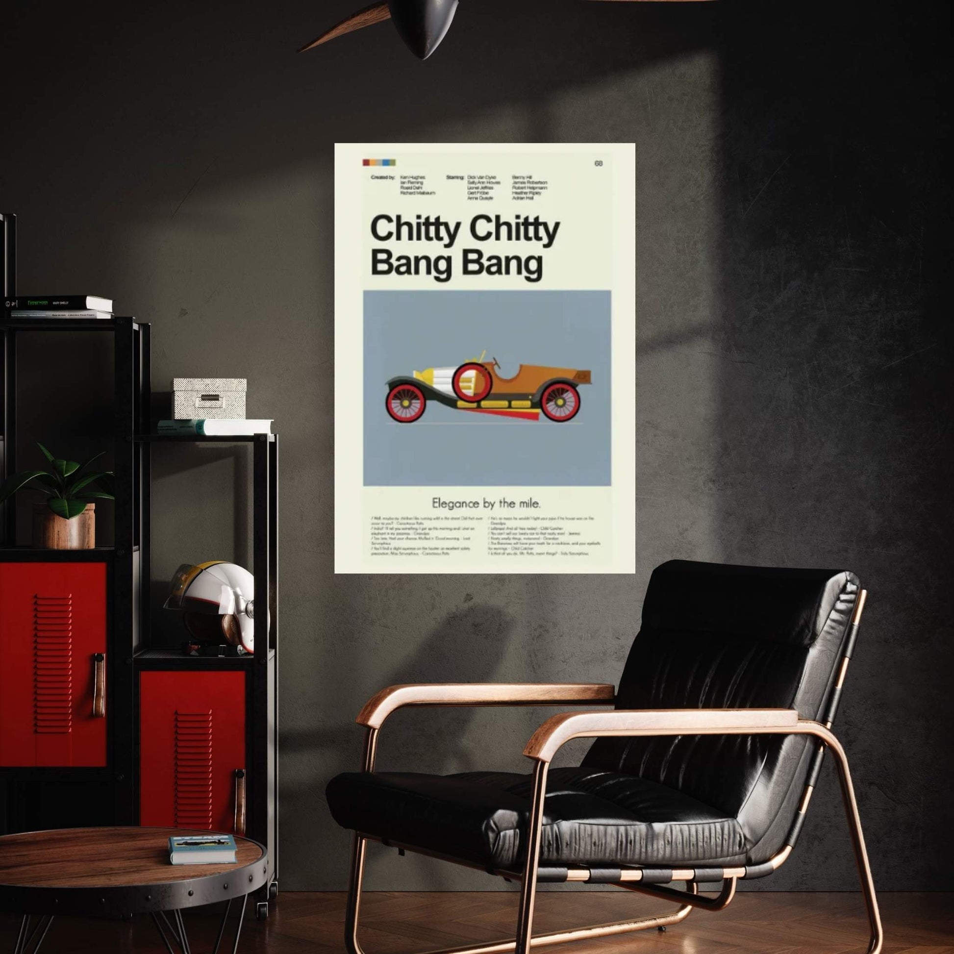 Chitty Chitty Bang Bang Canvas Wall Art - Y Canvas