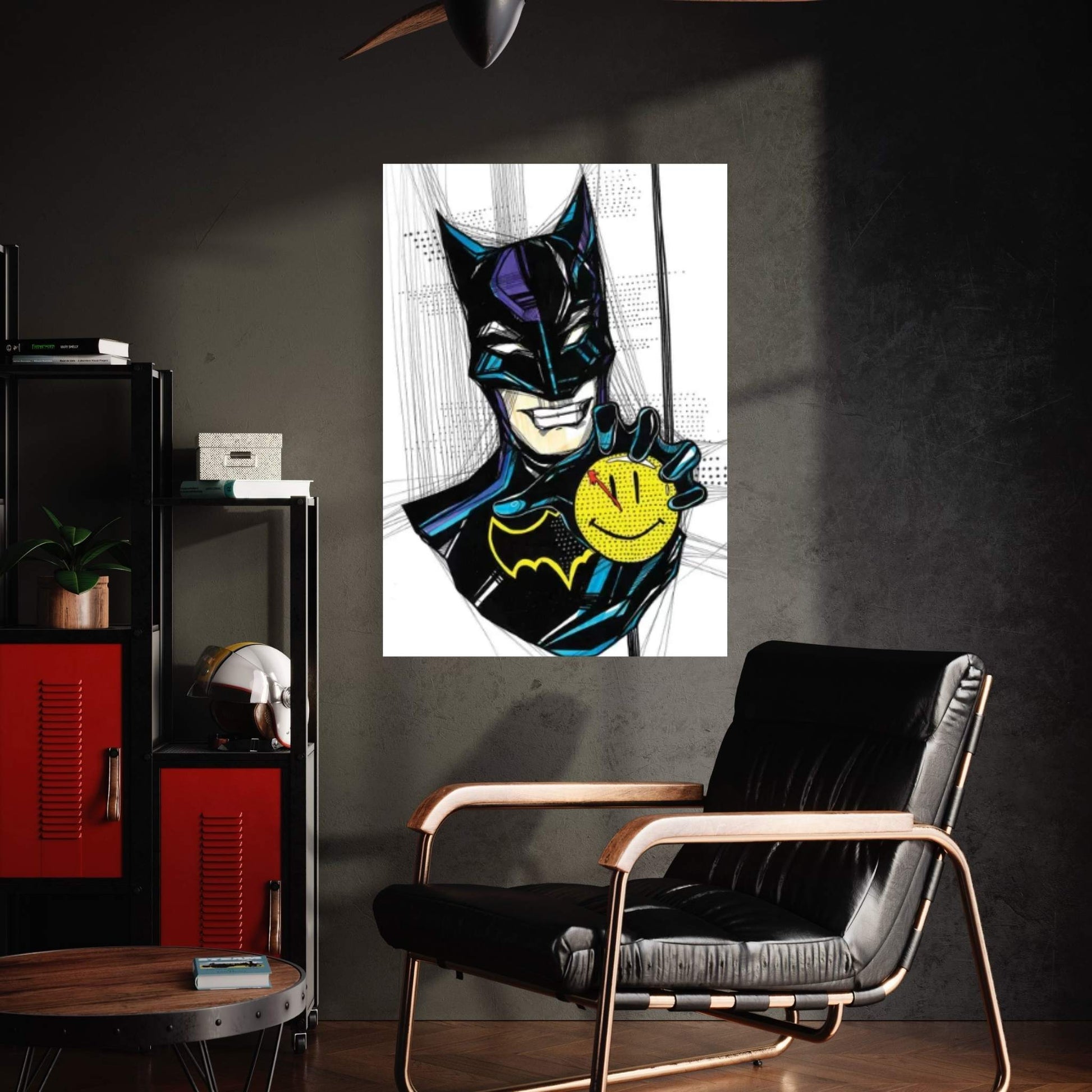 Angry Batman Canvas Wall Art - Y Canvas