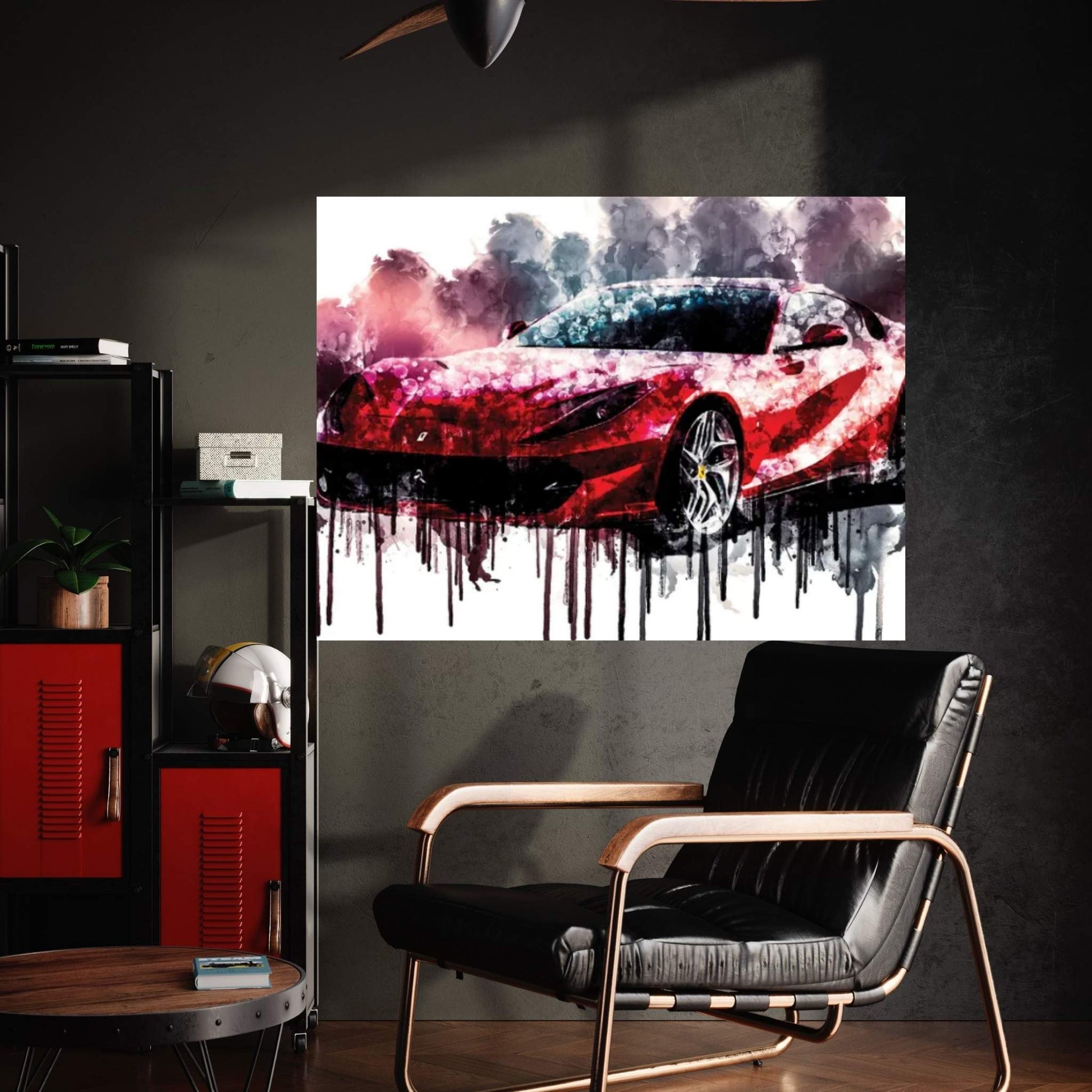 2017 Ferrari 812 Superfast Canvas Wall Art - Y Canvas