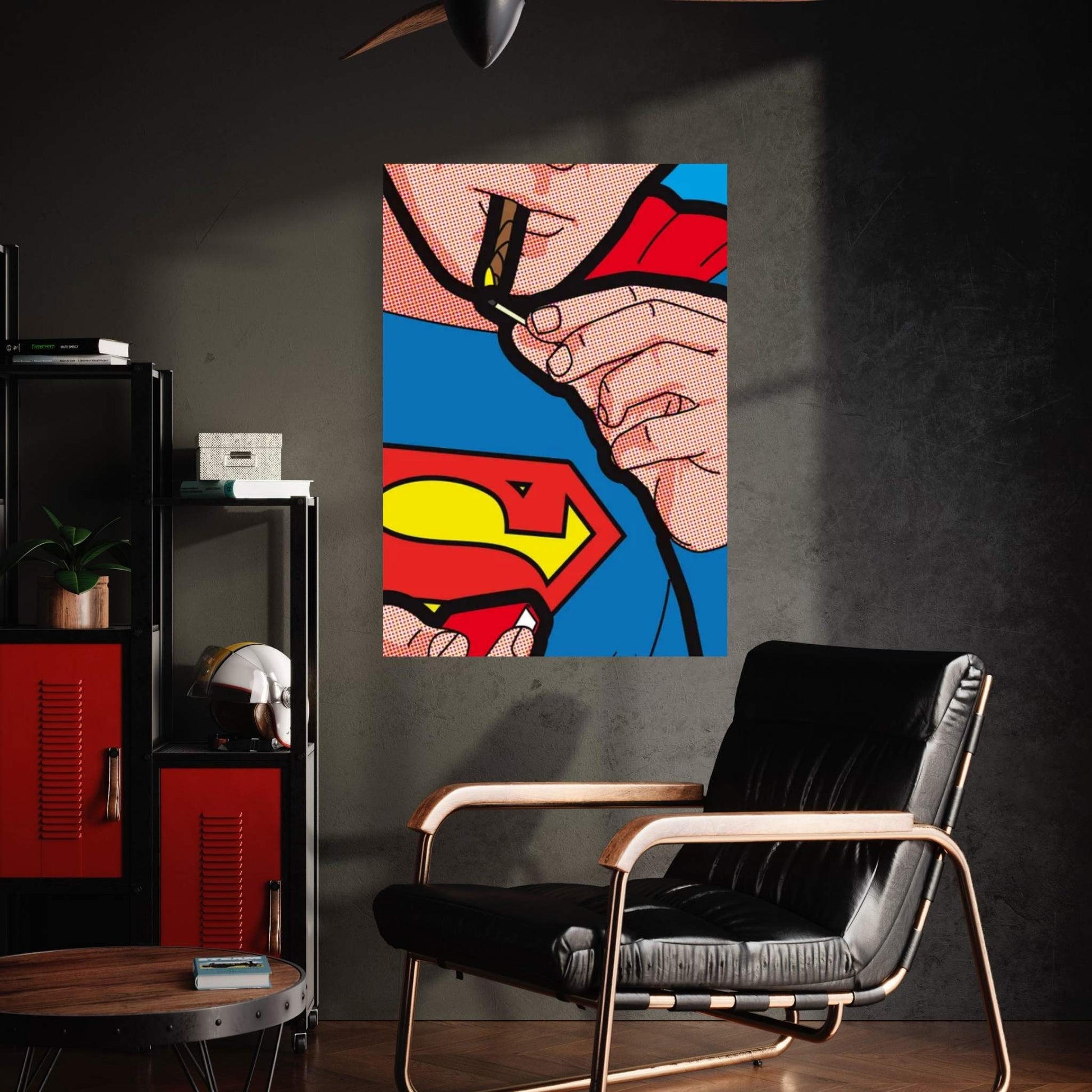 Super Smoke Canvas Wall Art - Y Canvas