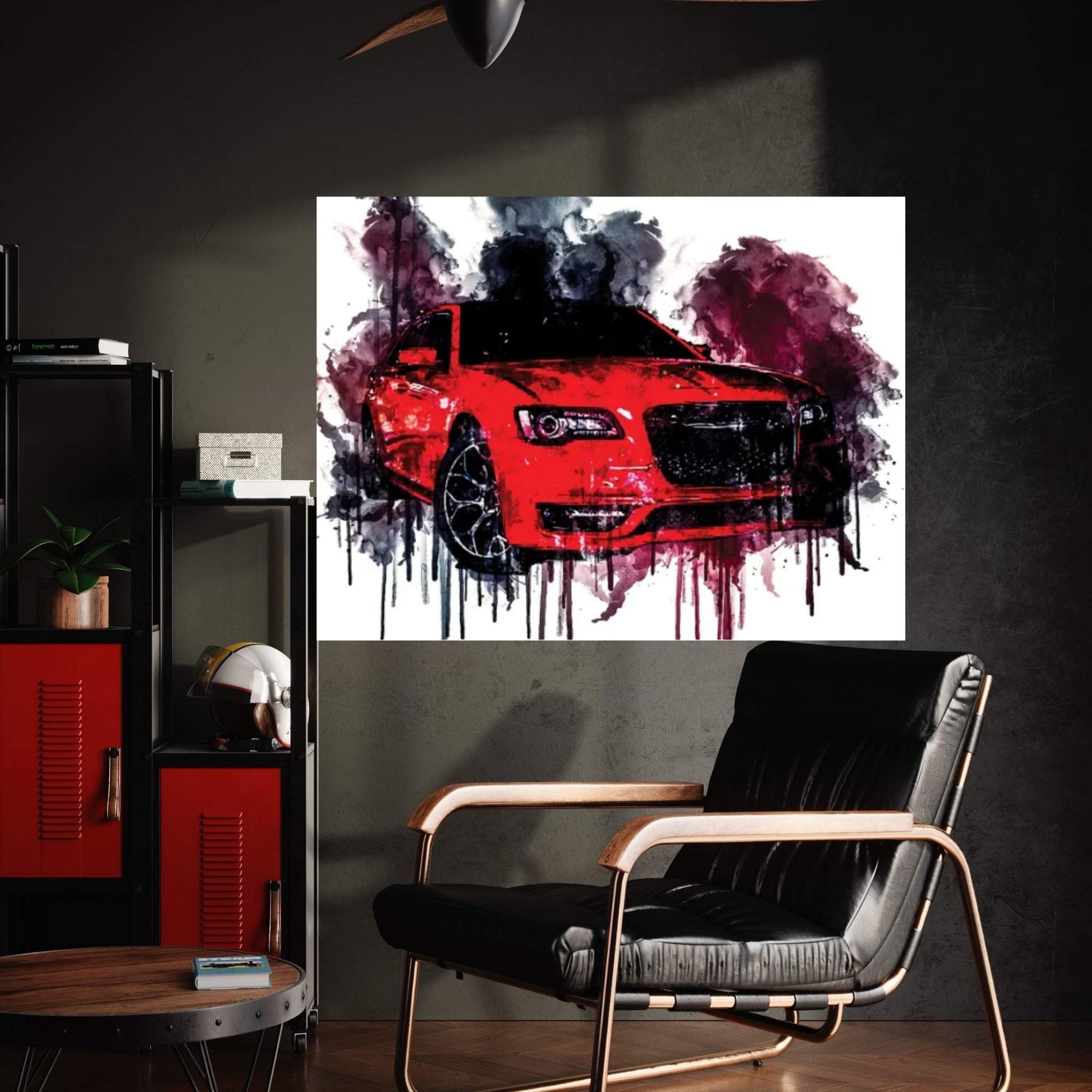 2018 Chrysler 300S Vehicle CDLIV Canvas Wall Art - Y Canvas