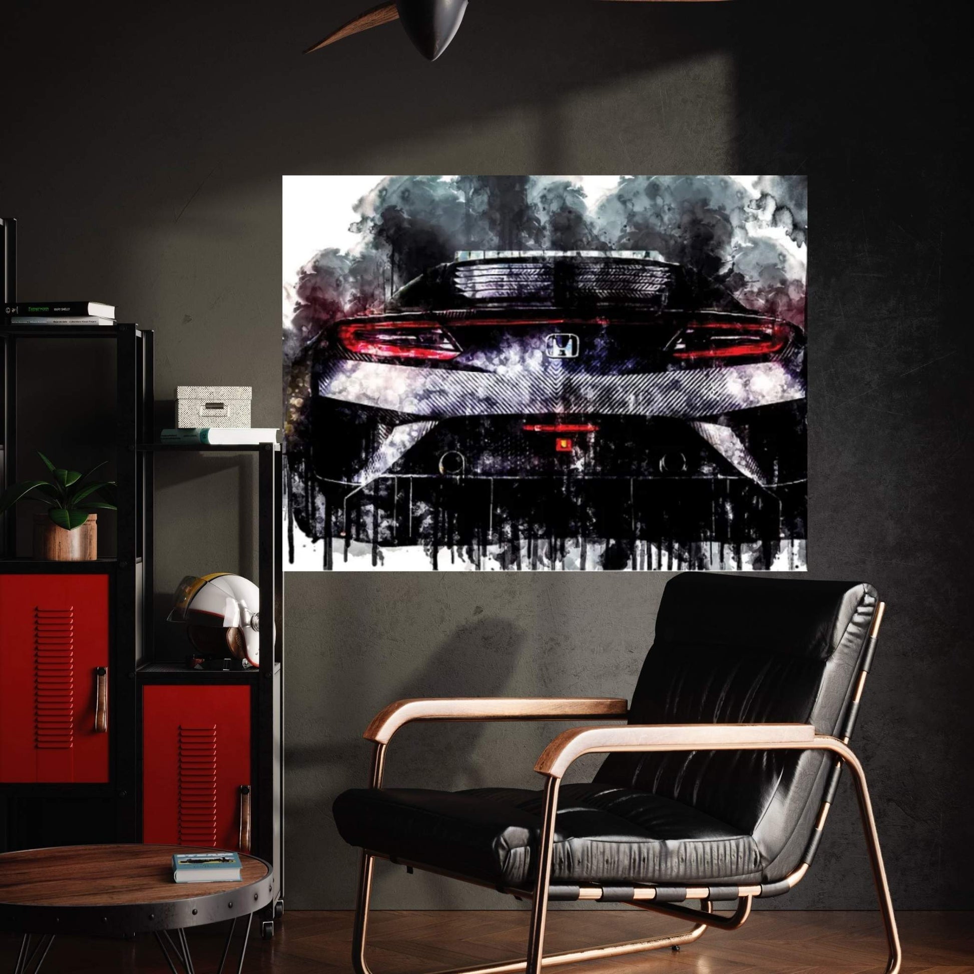 2017 Honda NSX GT3 Vehicle XCVI Canvas Wall Art - Y Canvas