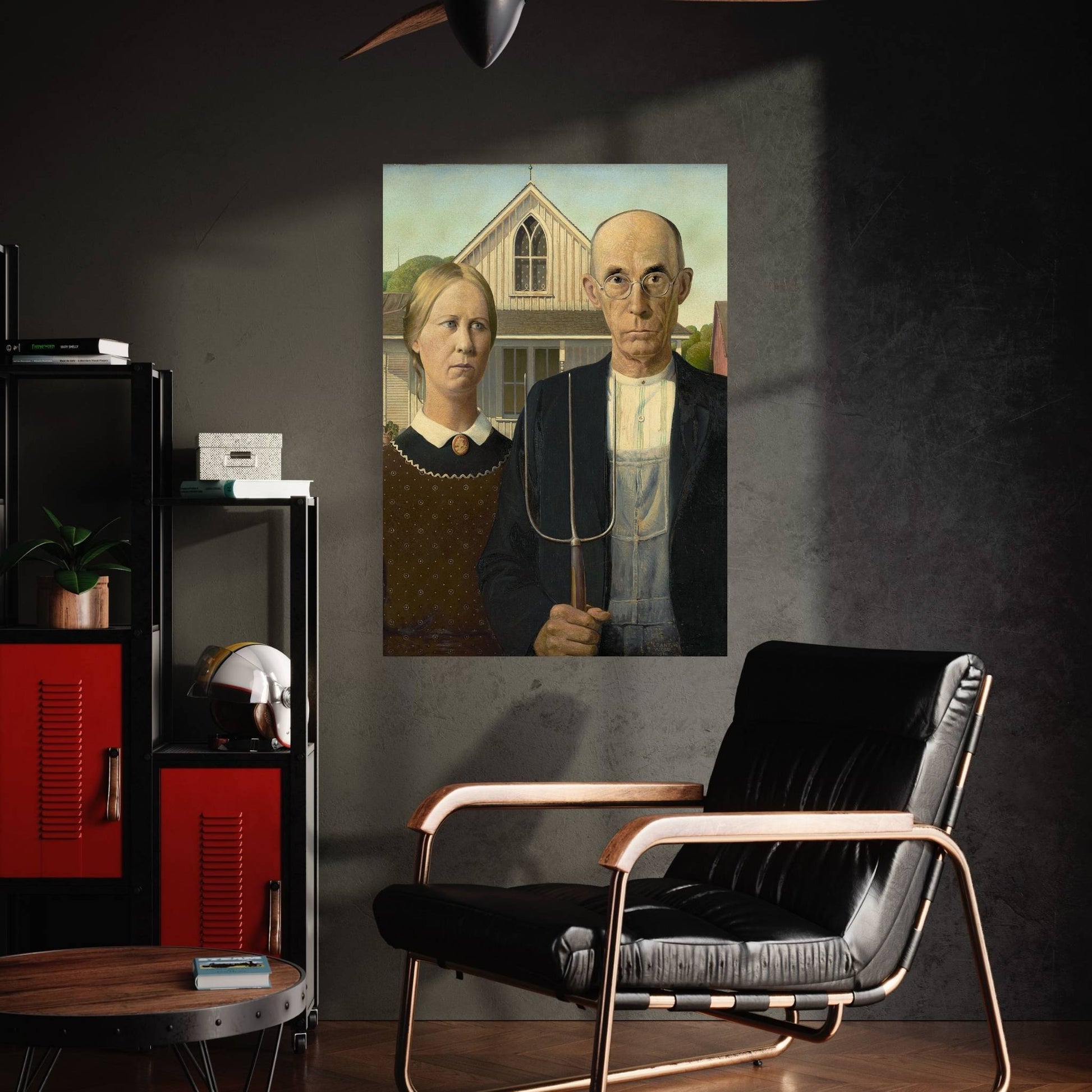 American Gothic Canvas Wall Art - Y Canvas