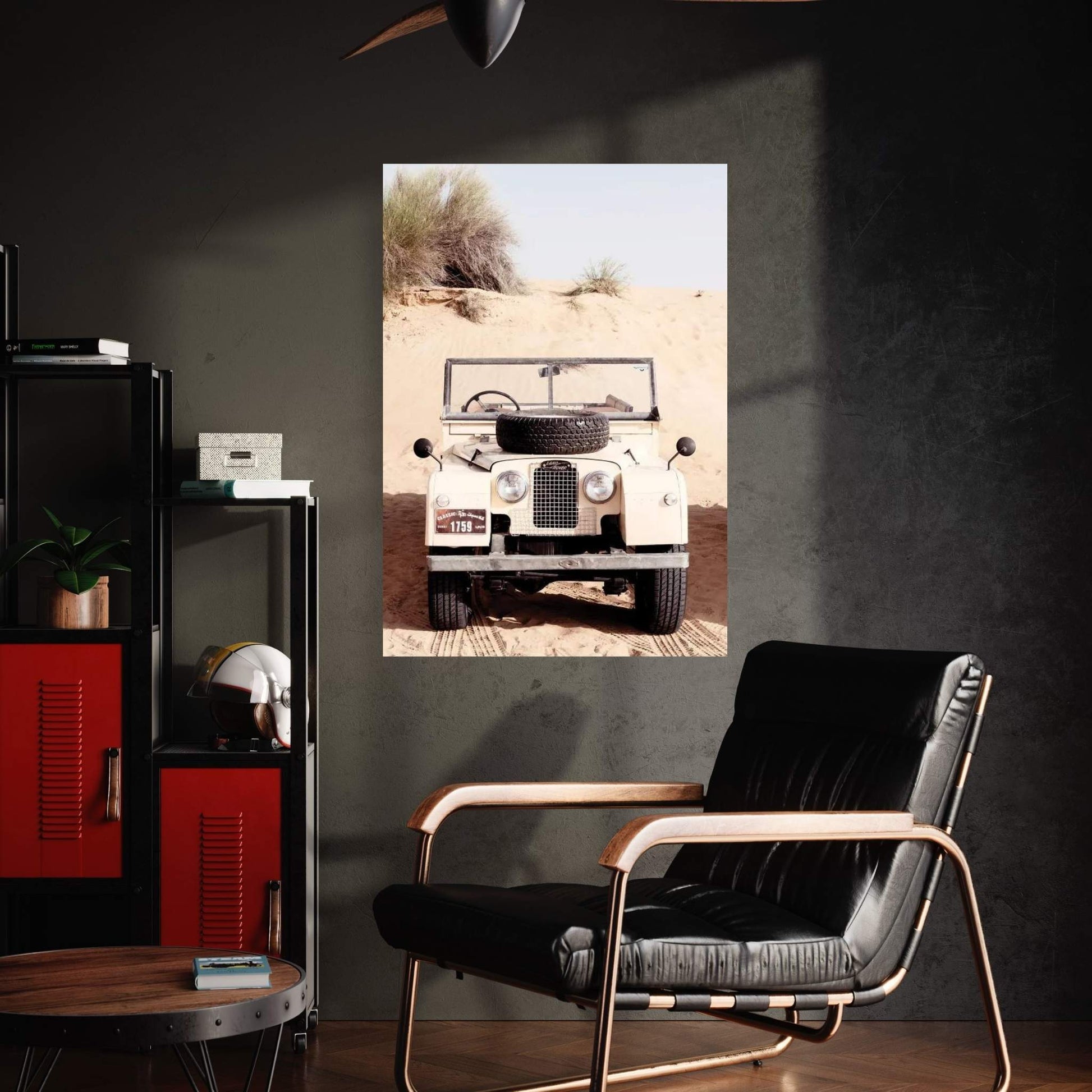 Dubai UAE - Land Rover Desert Canvas Wall Art - Y Canvas