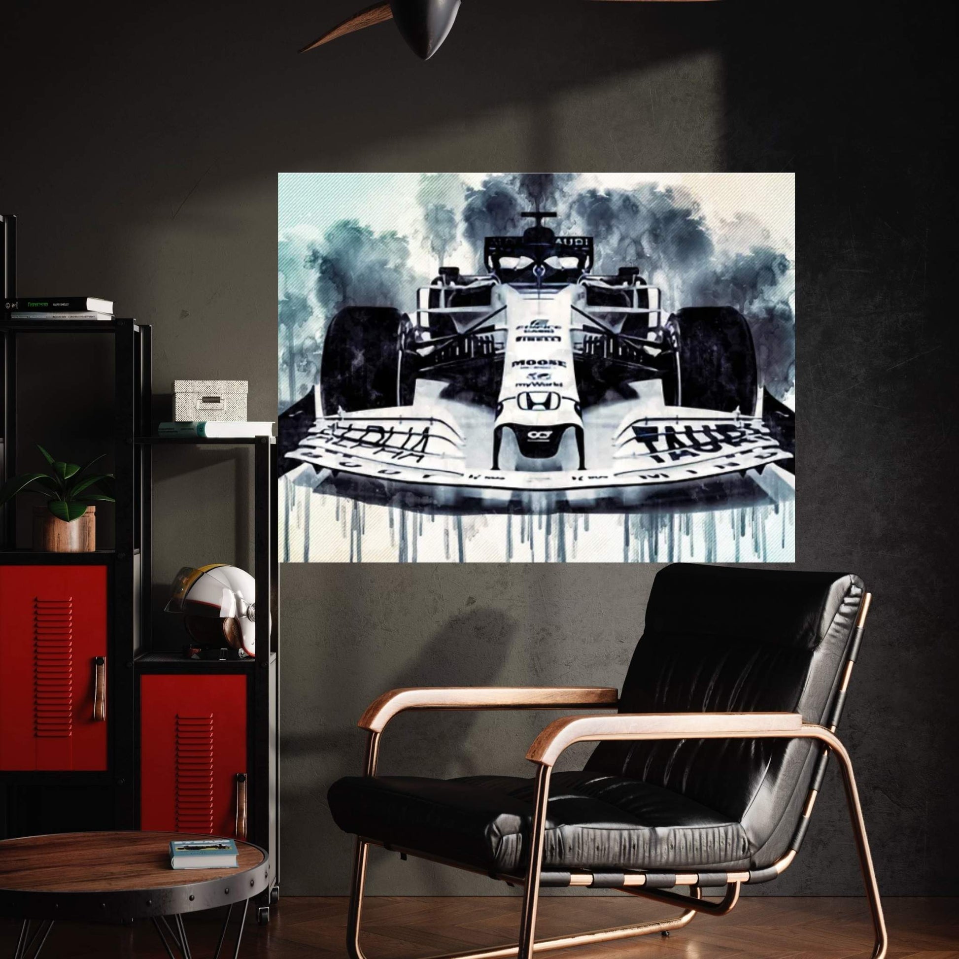 Alphatauri AT01 2020 F1 Formula 1 Front View Canvas Wall Art - Y Canvas