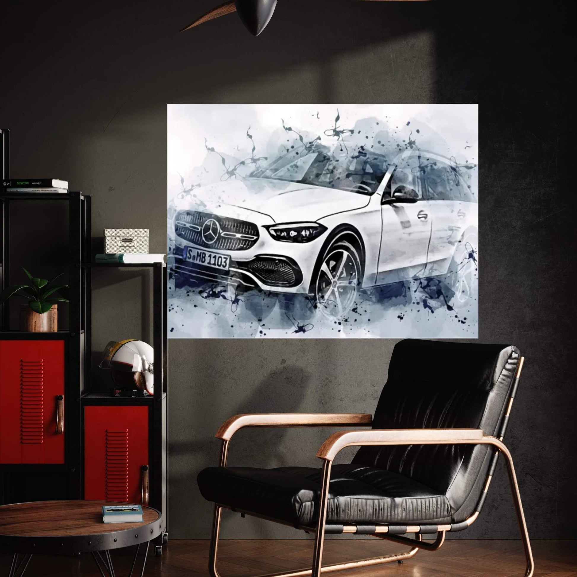 Mercedes-Benz C-Class W206 Exterior Canvas Wall Art - Y Canvas