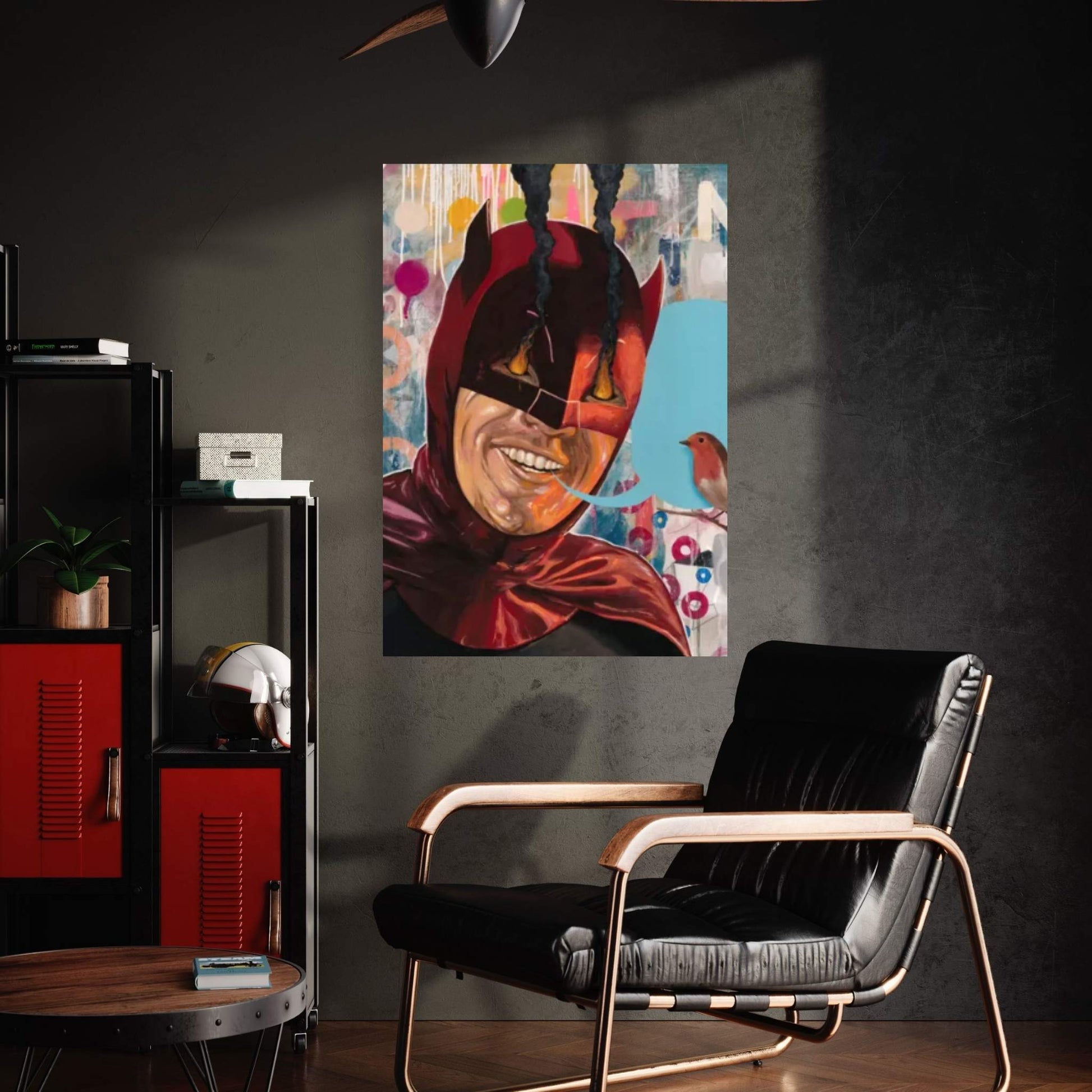 Caped Crusader Canvas Wall Art - Y Canvas