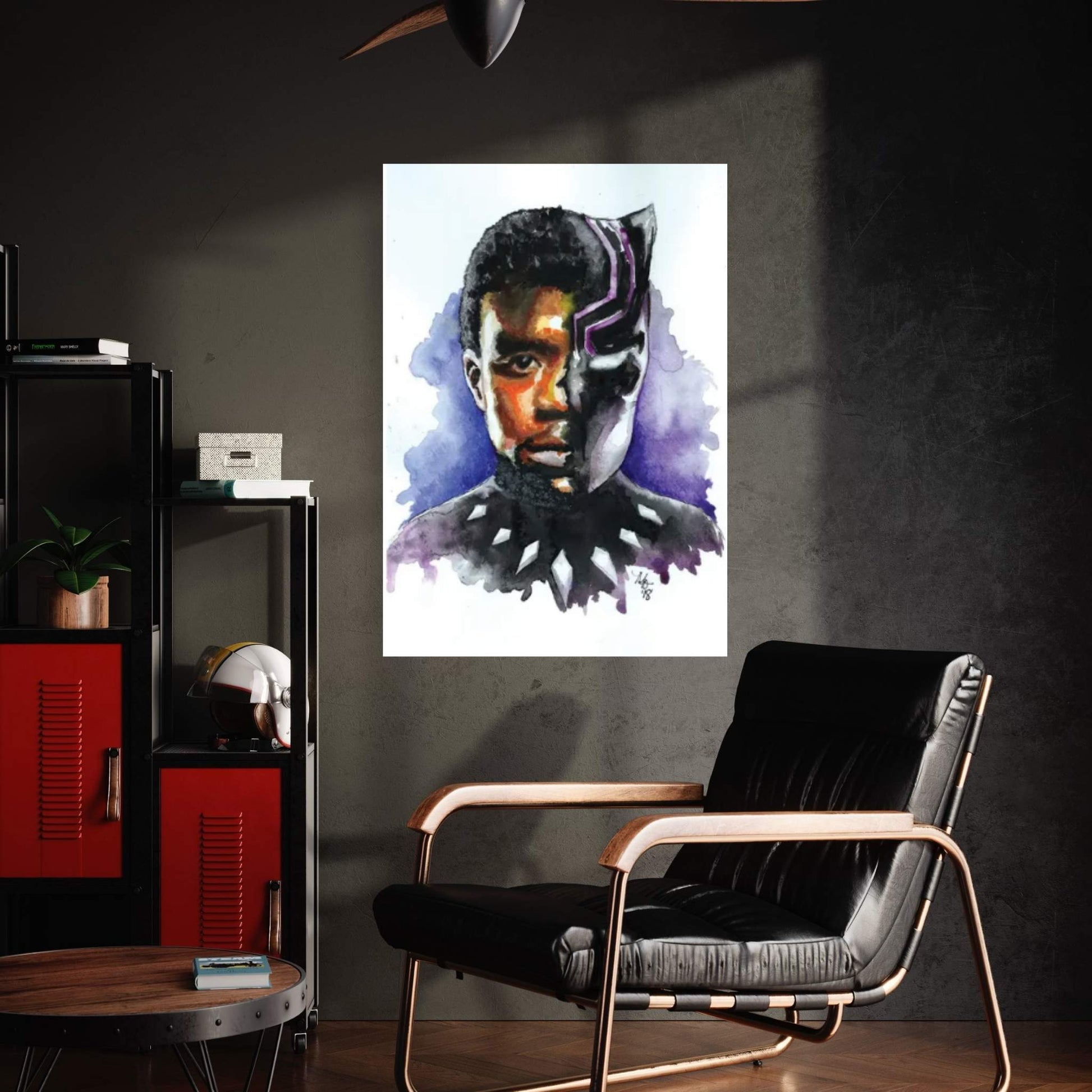 T'Challa - Black Panther Canvas Wall Art - Y Canvas