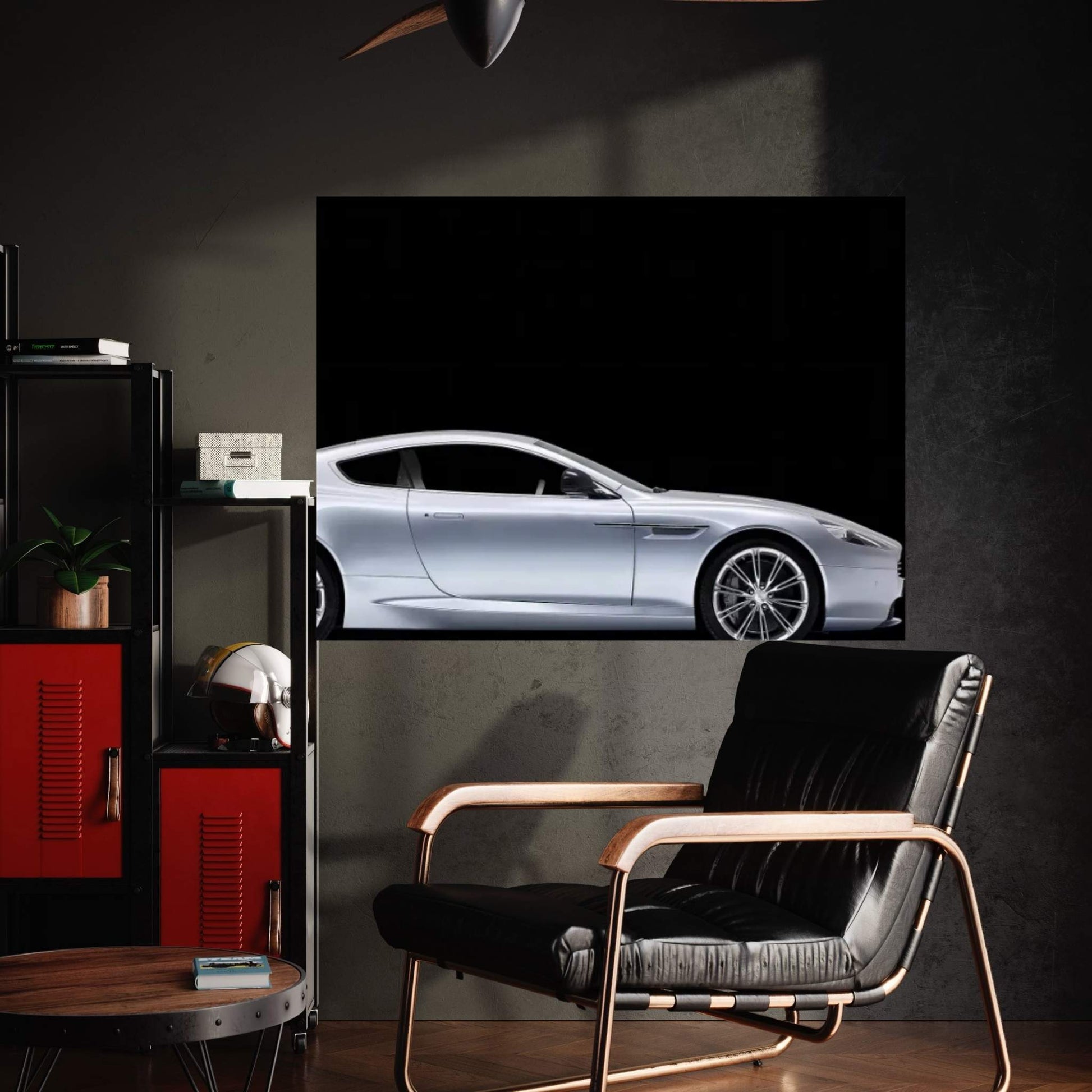 Aston-Martin DB9 Canvas Wall Art - Y Canvas