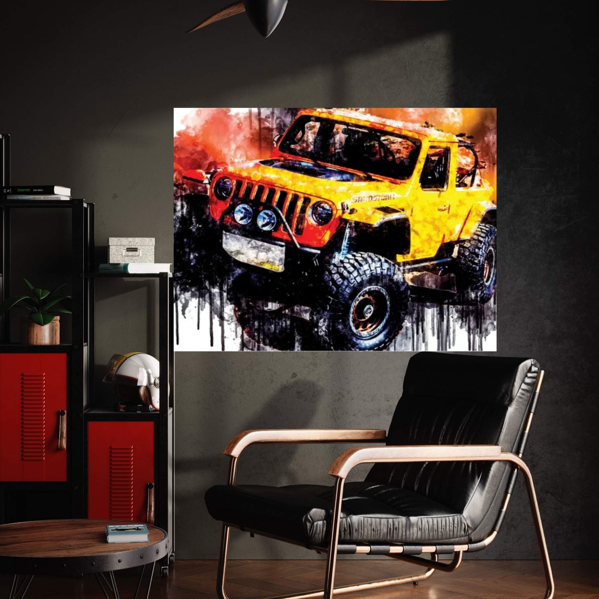 Car 2018 Jeep Sandstorm Concept Canvas Wall Art - Y Canvas