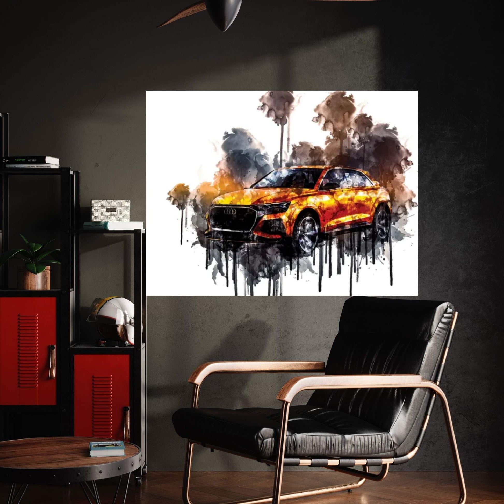 Car 2017 Audi Q8 Sport Concept I Canvas Wall Art - Y Canvas