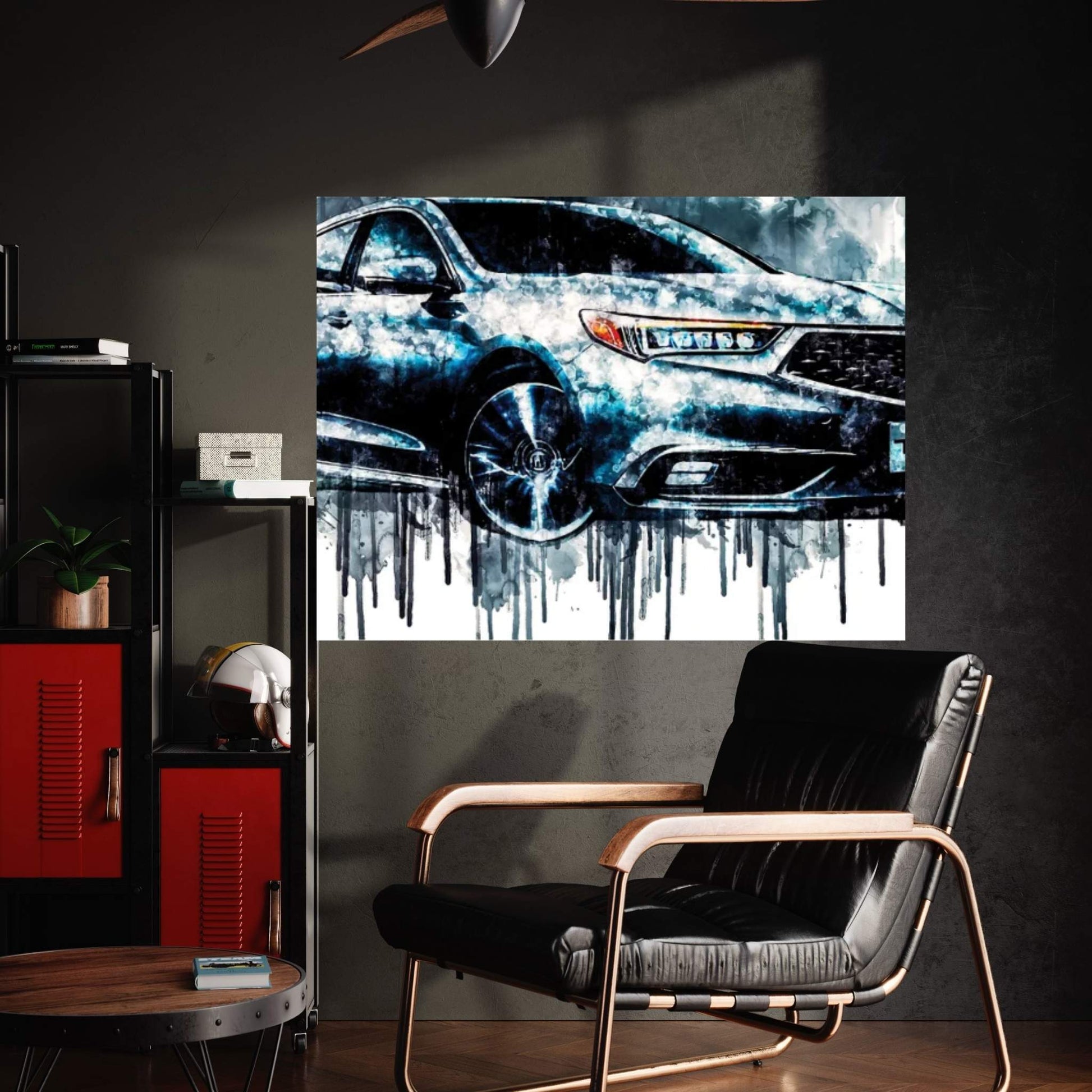 2018 Acura TLX Vehicle CCCXXXIII Canvas Wall Art - Y Canvas