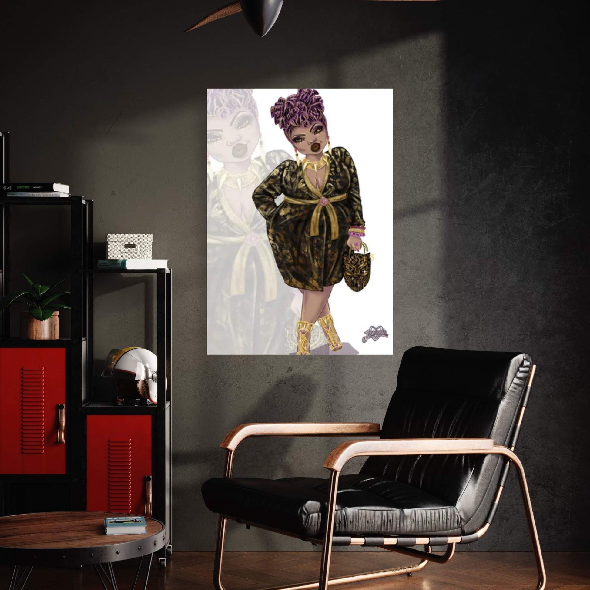 Wakanda Fashion V Canvas Wall Art - Y Canvas