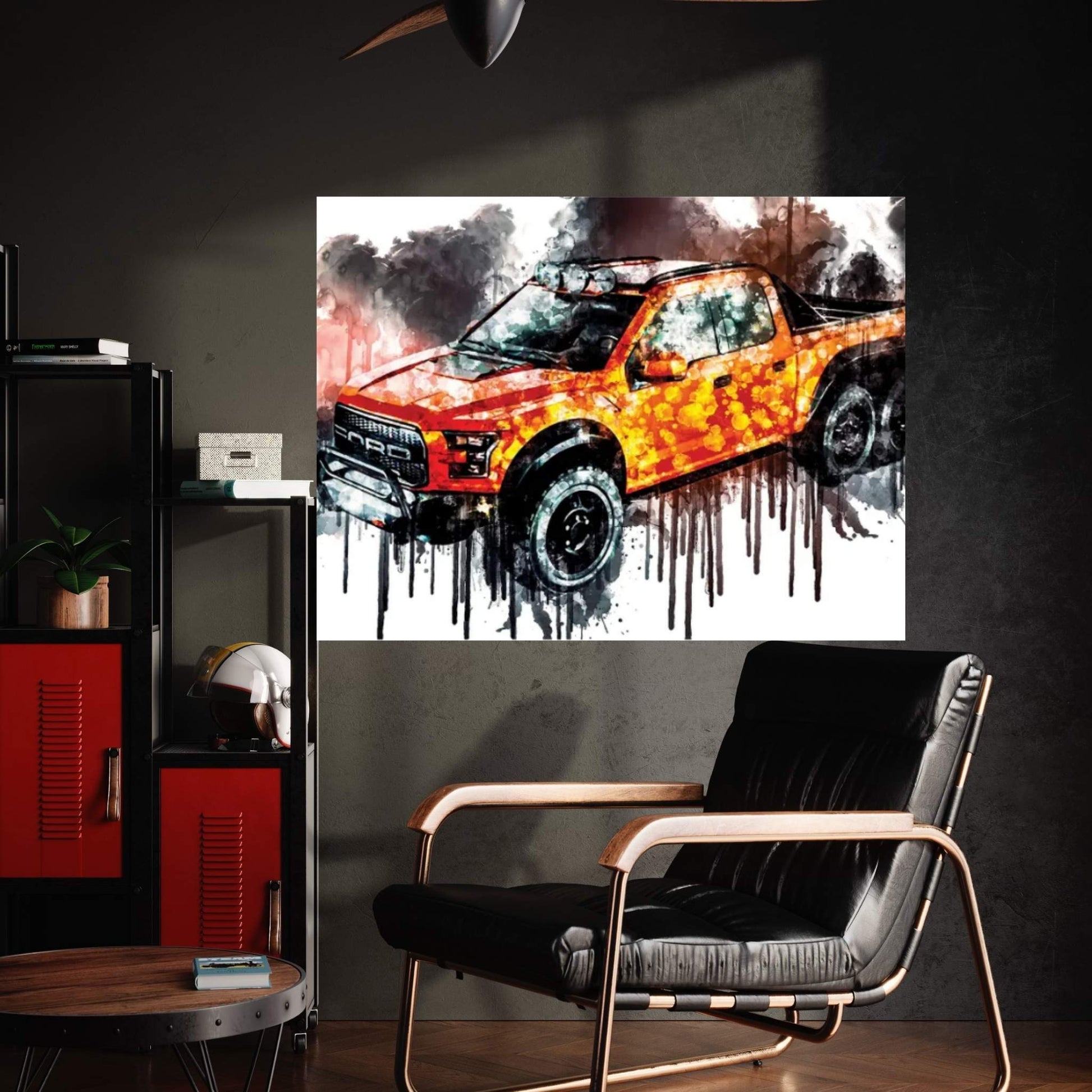 2017 Ford F 250 Velociraptor Canvas Wall Art - Y Canvas