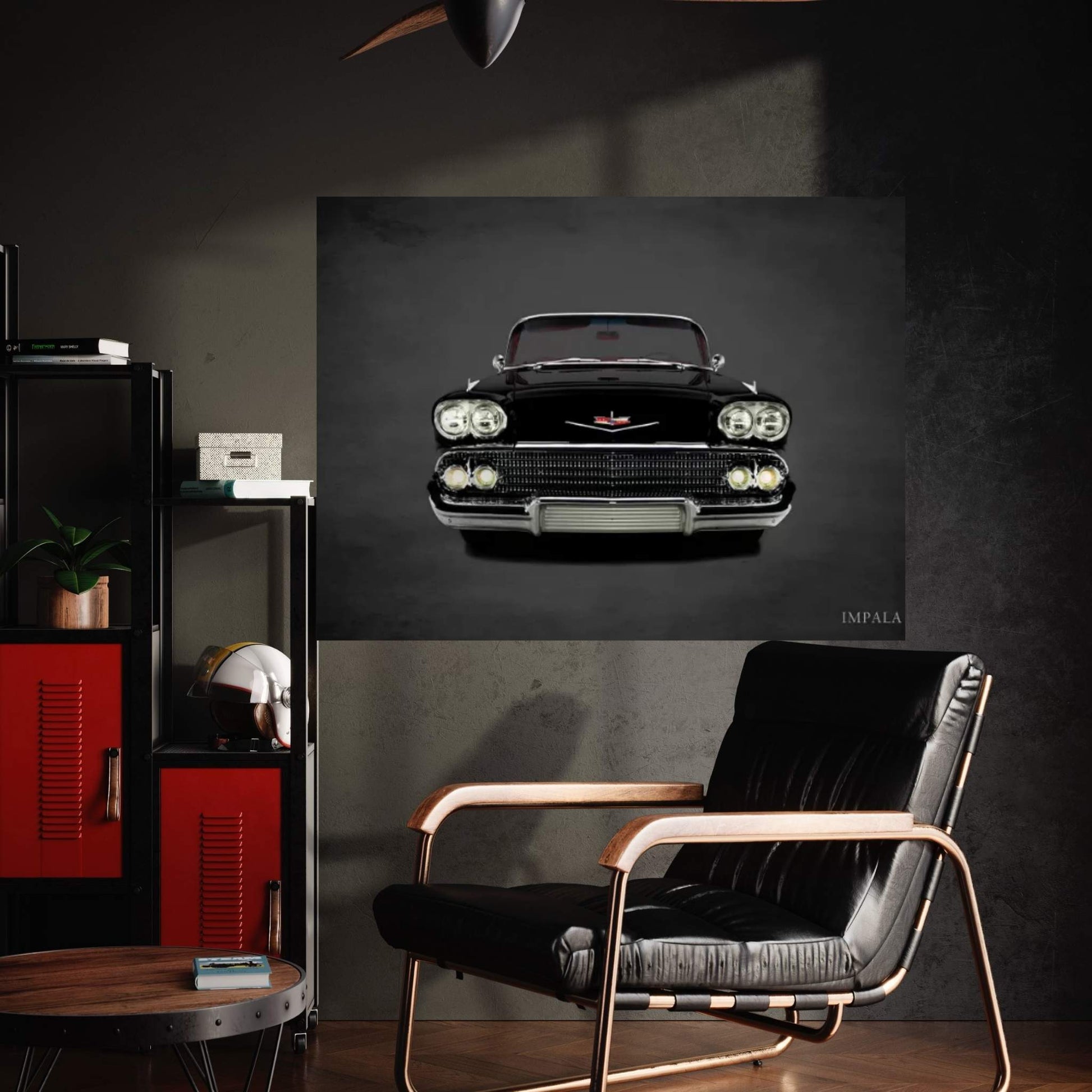 1958 Chevrolet Impala Canvas Wall Art - Y Canvas