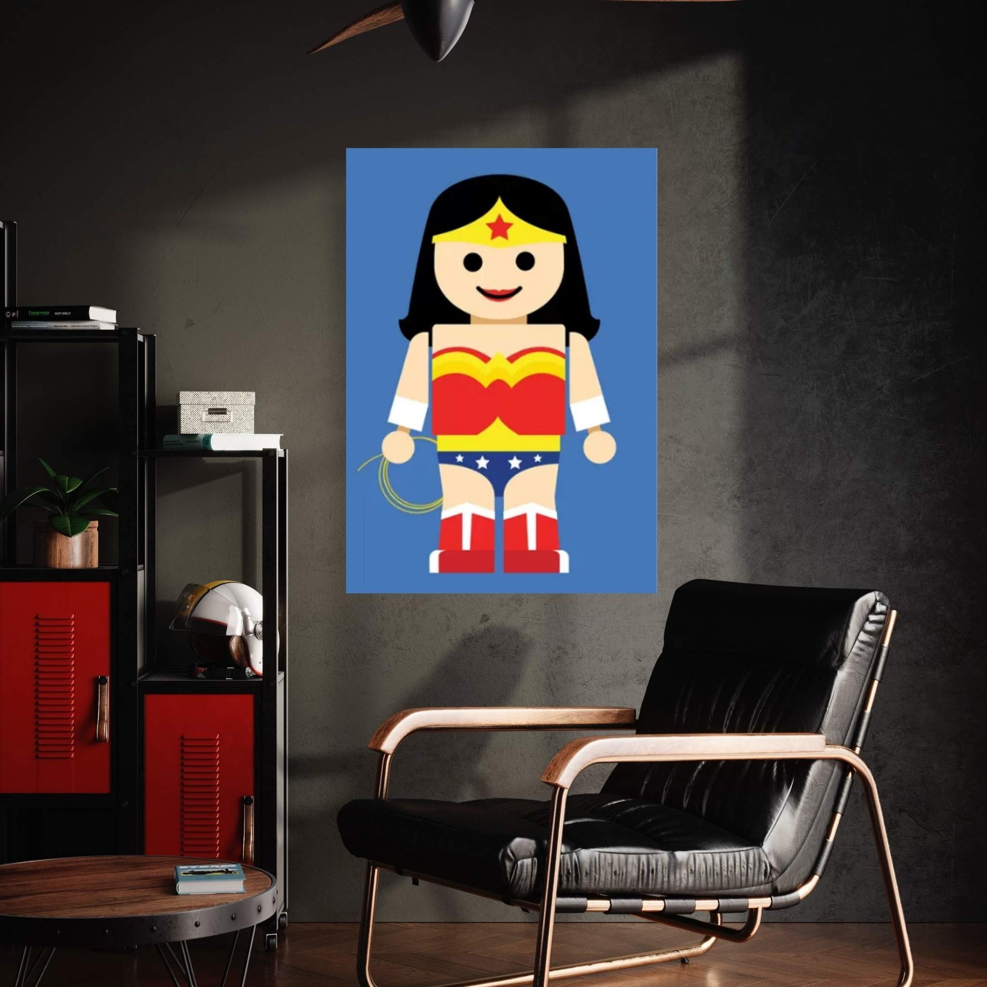 Toy Wonder Woman Canvas Wall Art - Y Canvas