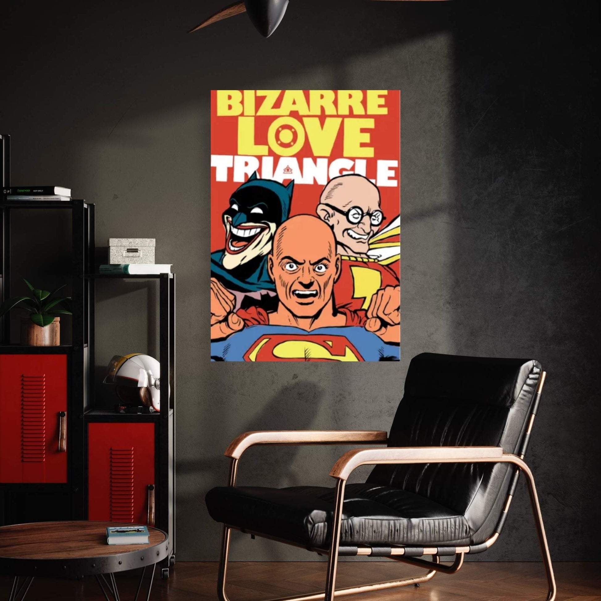 Bizarre Love Triangle Canvas Wall Art - Y Canvas