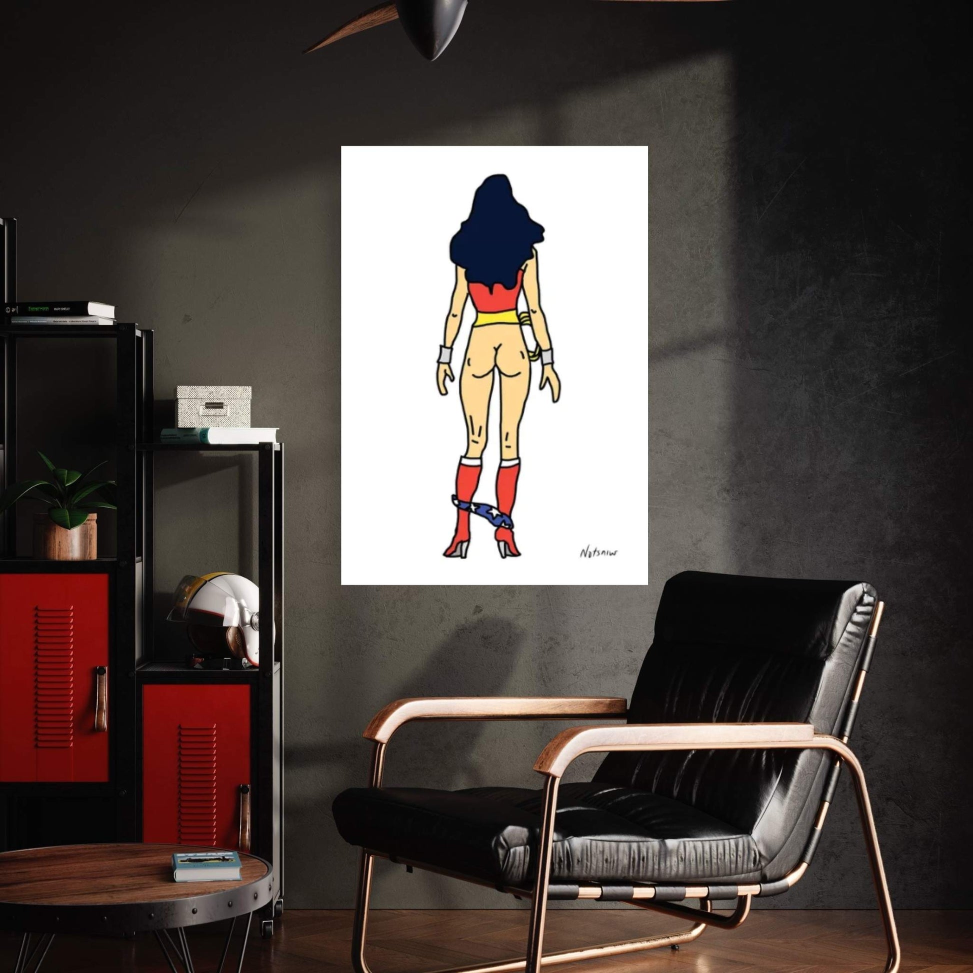 Wonder Butt I Canvas Wall Art - Y Canvas