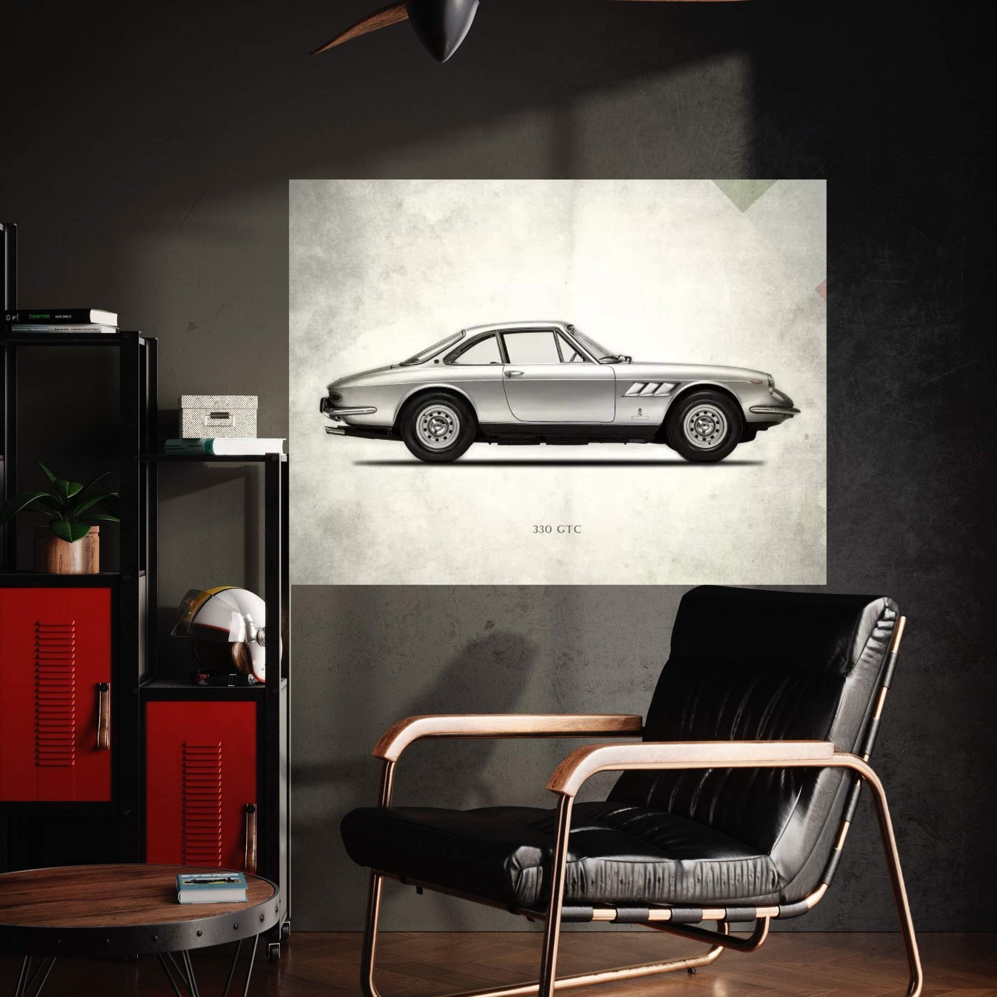 1968 Ferrari 330 GTC Canvas Wall Art - Y Canvas