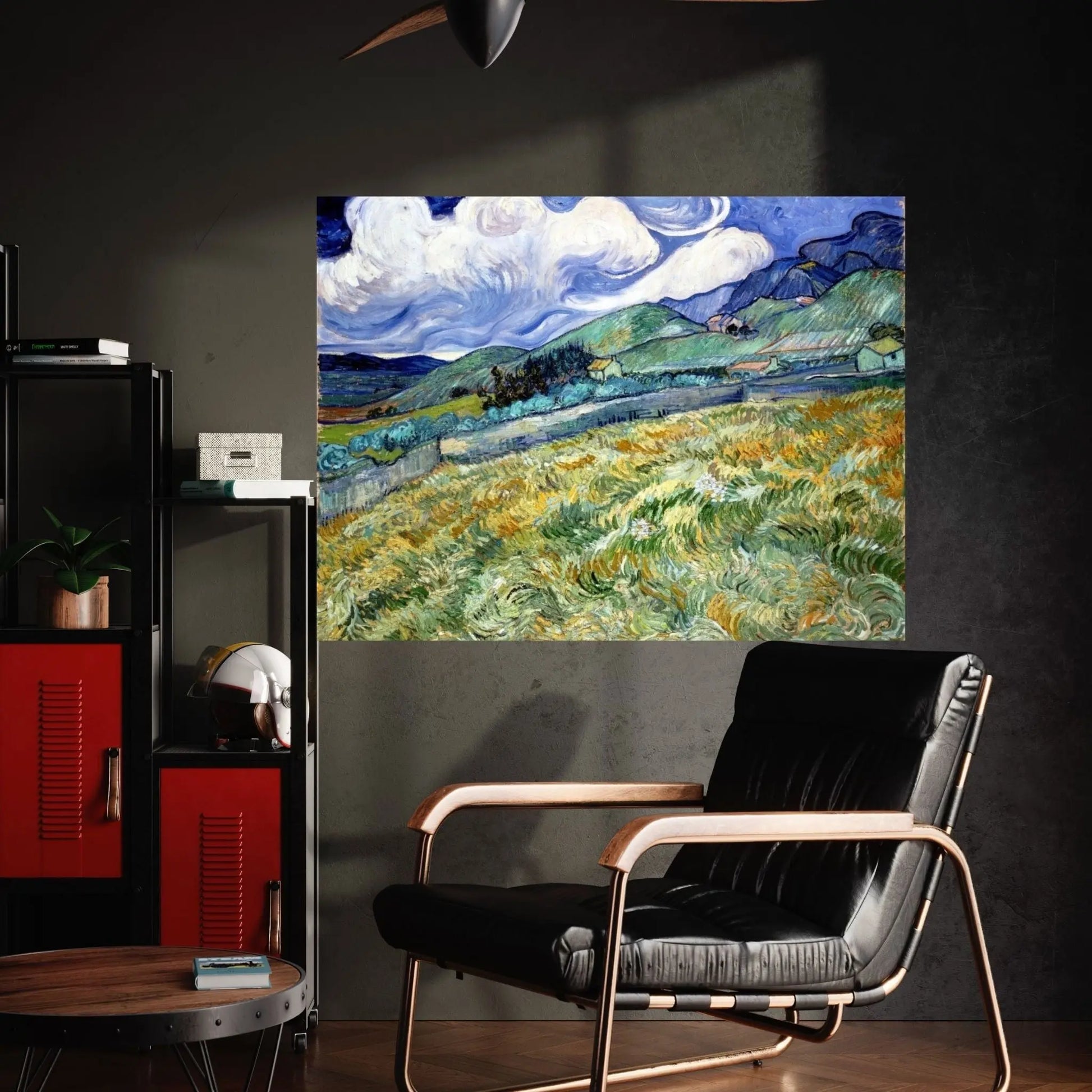 Landscape at Saint-Remy Canvas Wall Art - Y Canvas