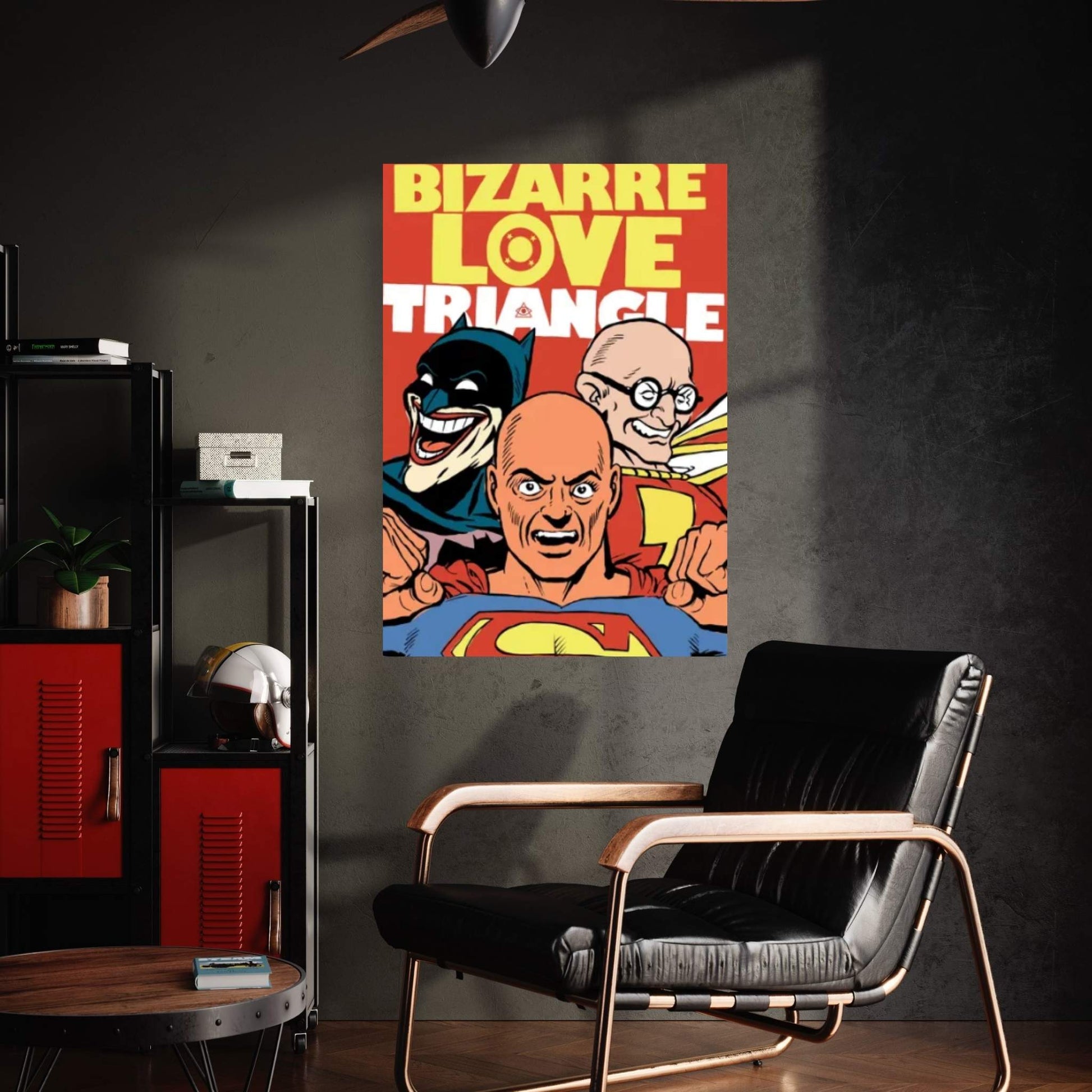 Bizarre Love Triangle Canvas Wall Art - Y Canvas