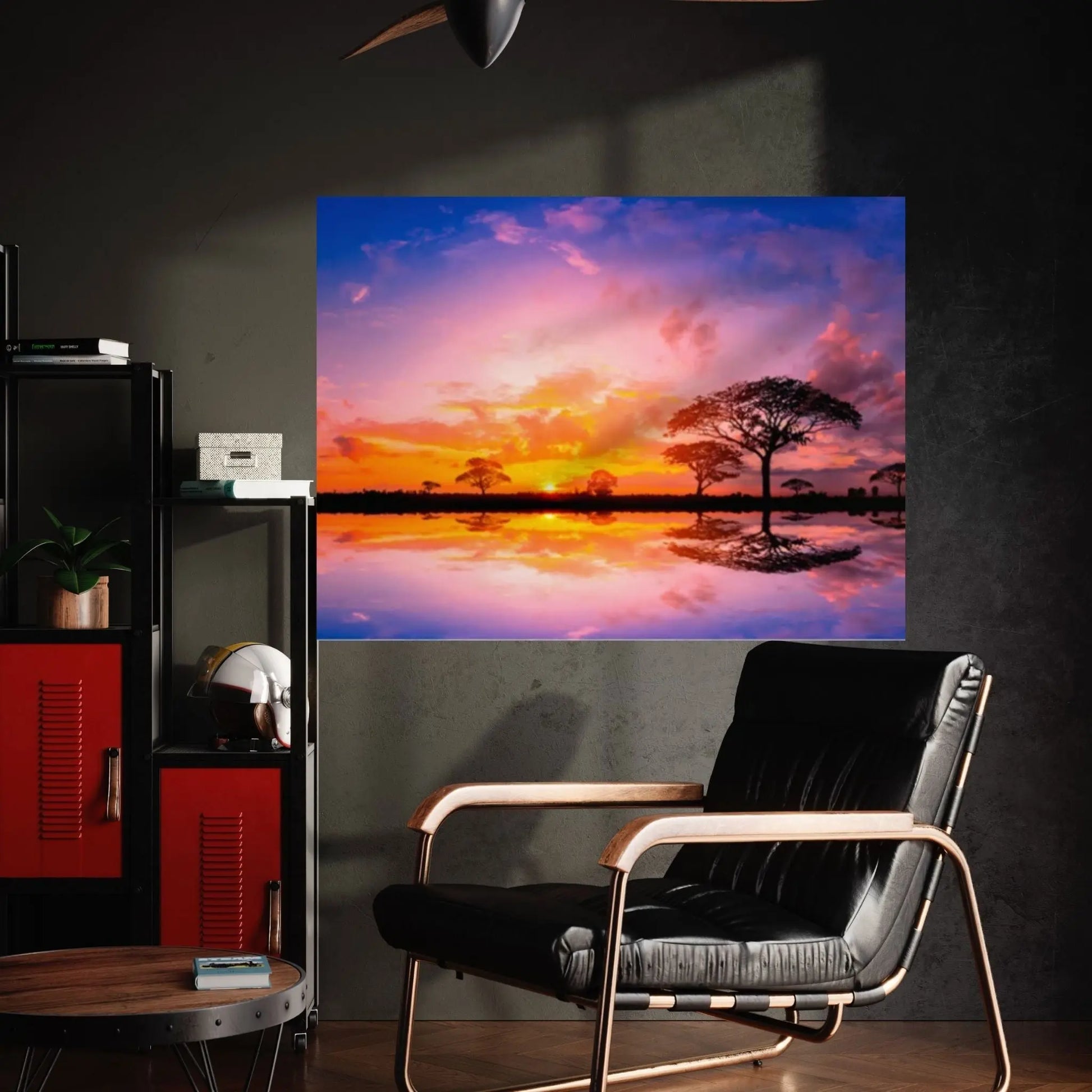 Sunset on the Beach Print on Canvas, Canvas Wall Set - Y Canvas