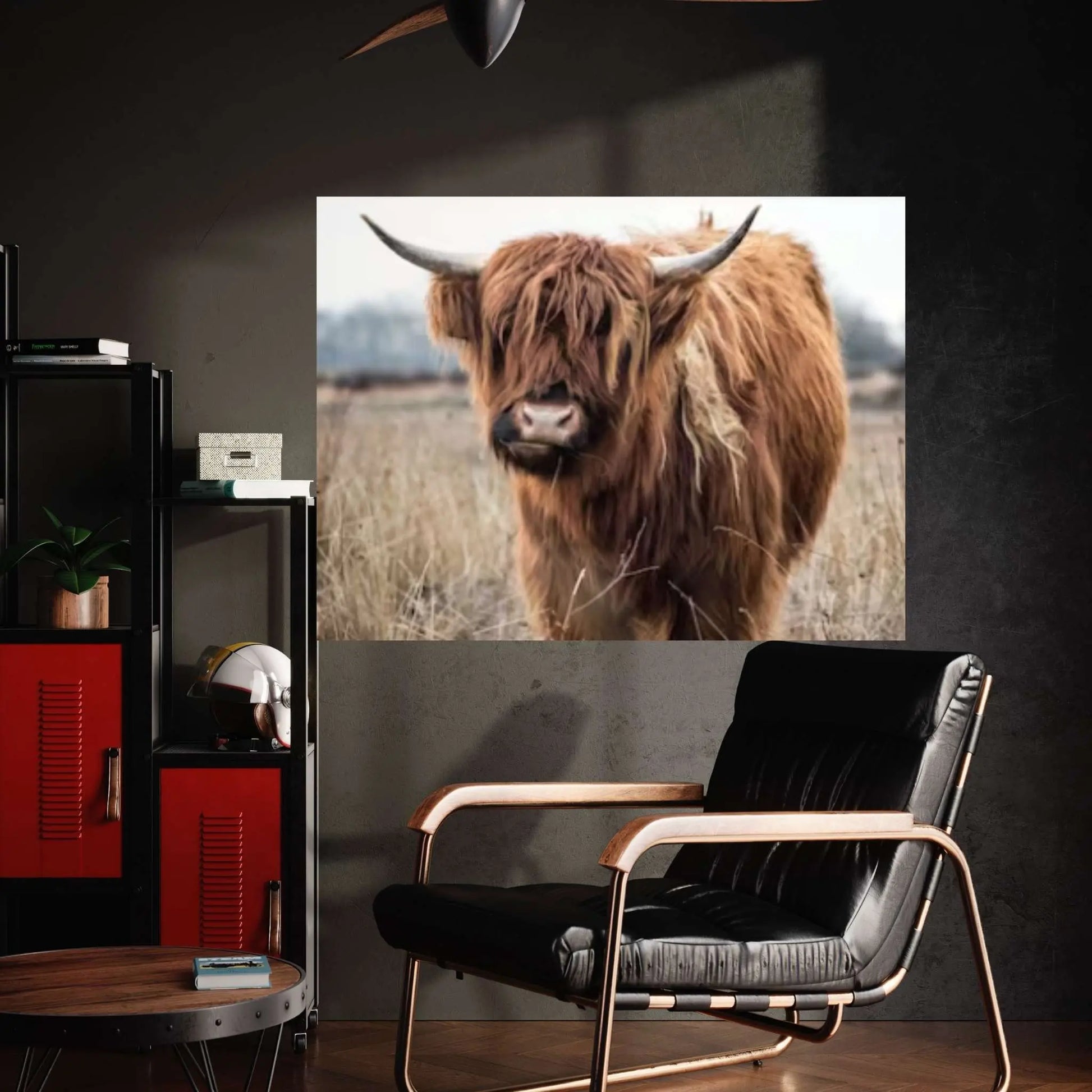 Highland Cow Canvas Art, Highland Cow Print - Y Canvas