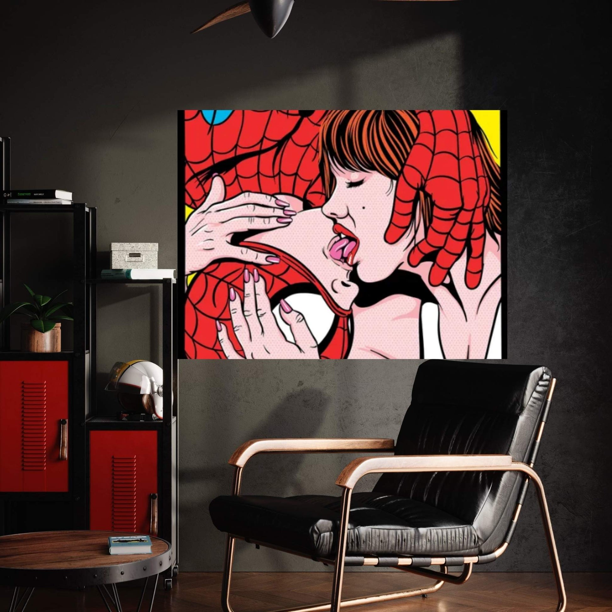 Spider Love II Canvas Wall Art - Y Canvas