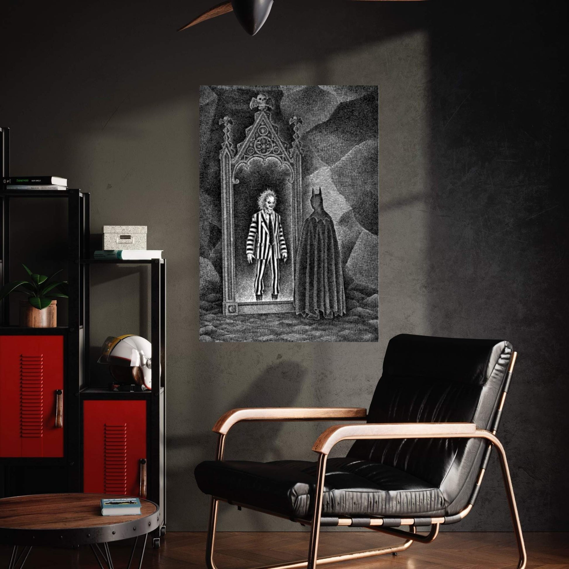 The Ghost Behind The Bat Canvas Wall Art - Y Canvas