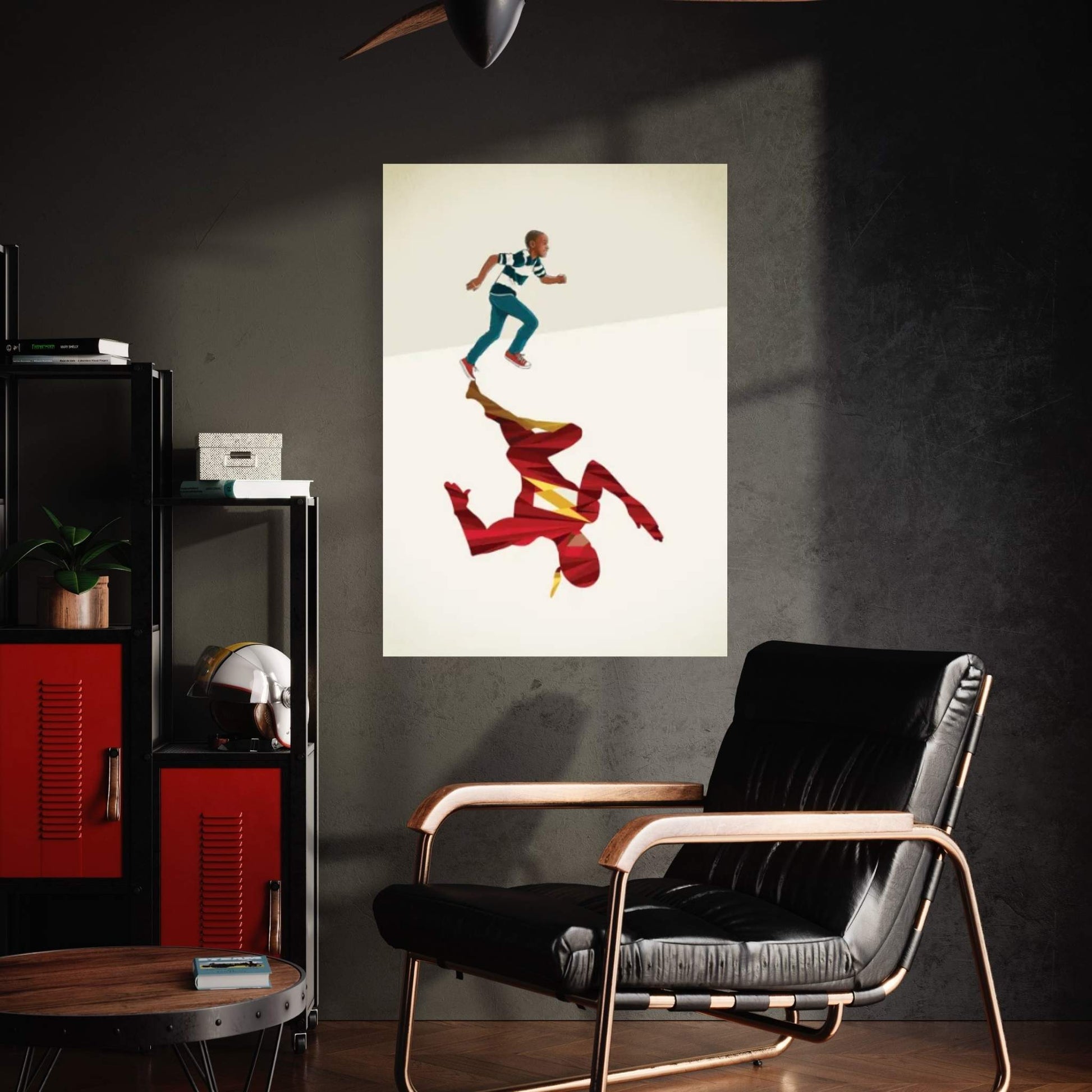 Scarlet Speedster Canvas Wall Art - Y Canvas