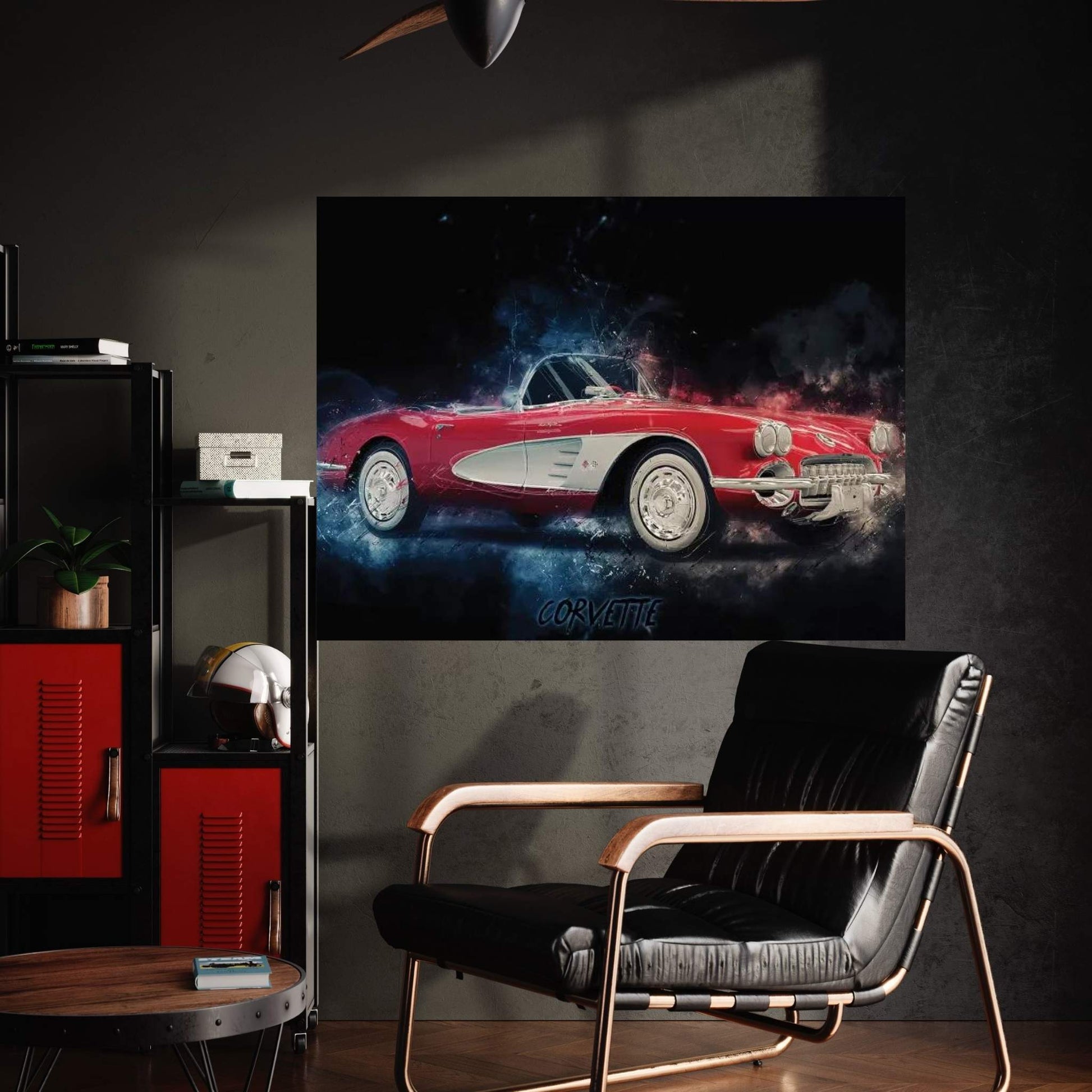 Corvette Canvas Wall Art - Y Canvas