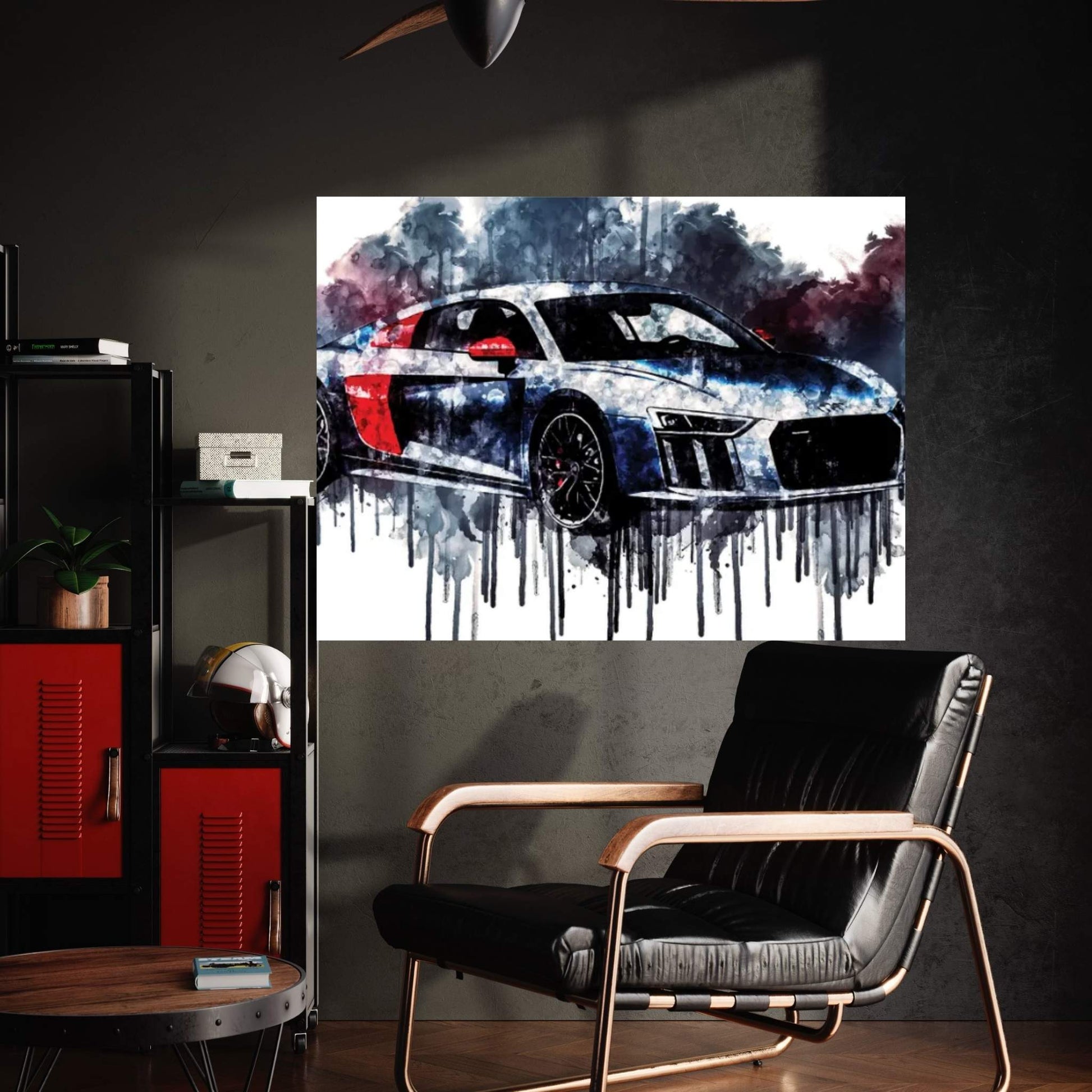 2018 Audi R8 Coupe Sport Edition Canvas Wall Art - Y Canvas