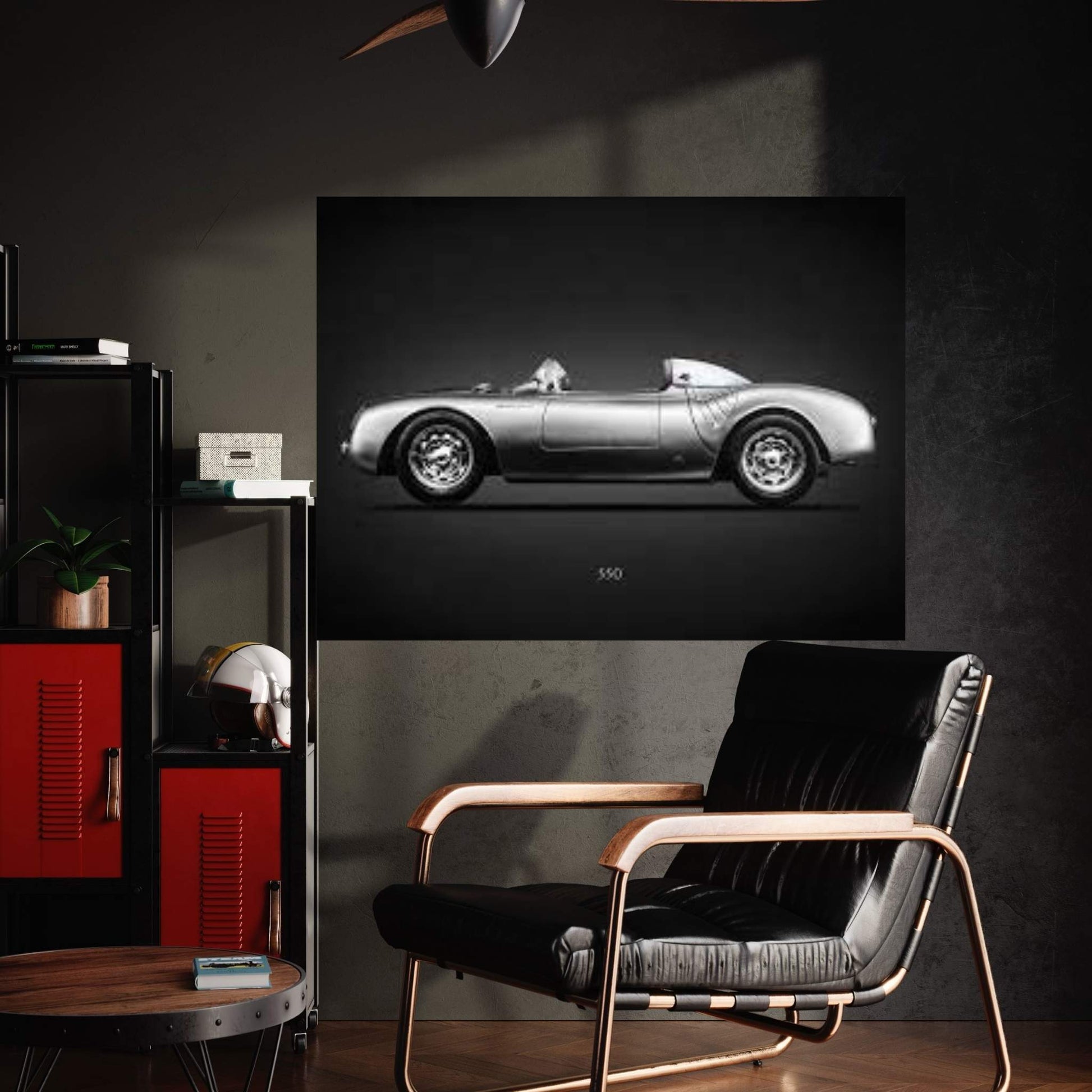 Porsche 550 Spyder Canvas Wall Art - Y Canvas