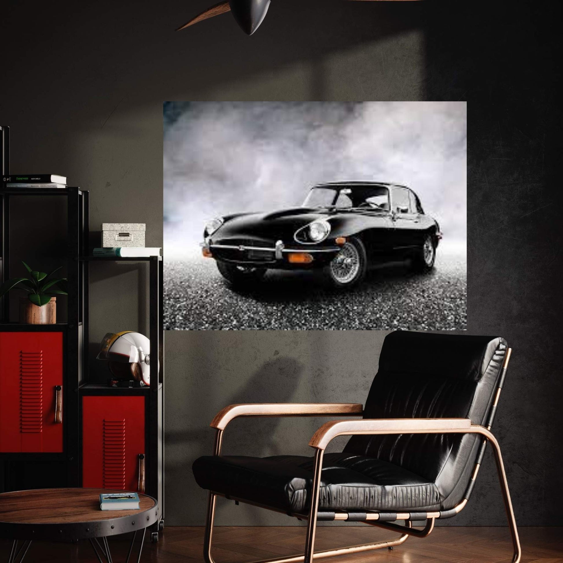 Jaguar E-Type 1968 Canvas Wall Art - Y Canvas